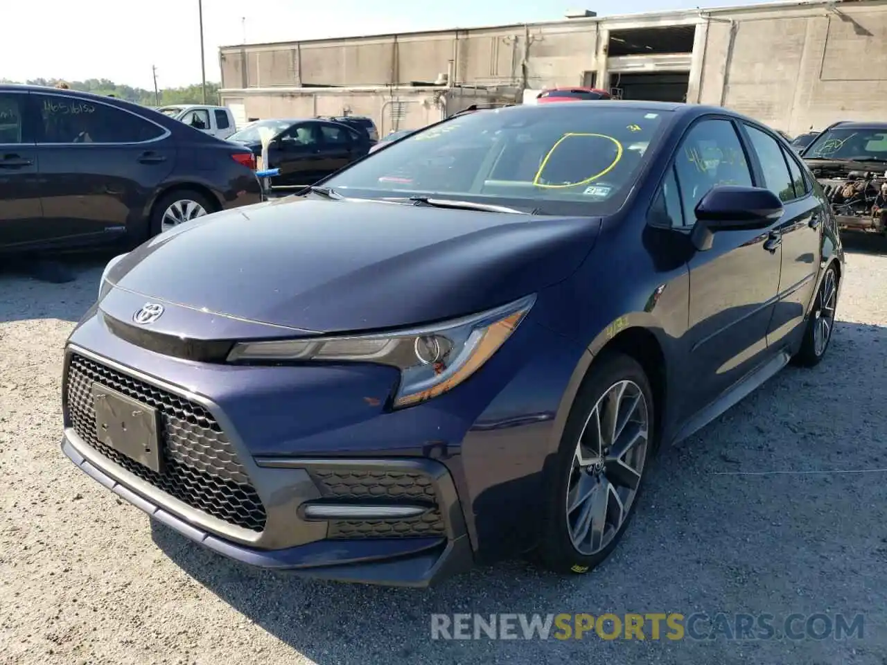 2 Photograph of a damaged car 5YFP4MCE7MP070382 TOYOTA COROLLA 2021