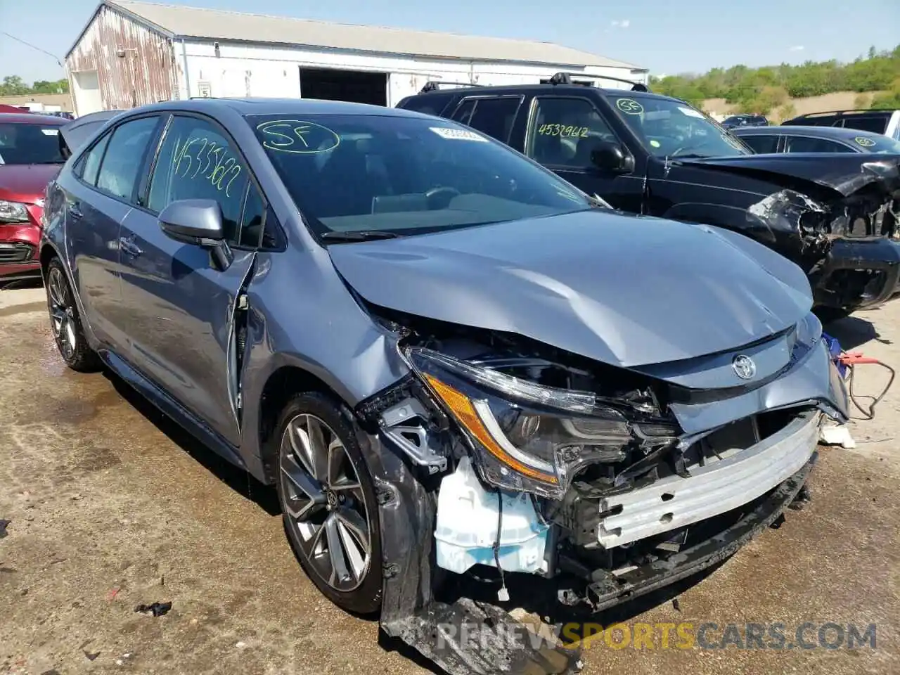 1 Photograph of a damaged car 5YFP4MCE7MP084556 TOYOTA COROLLA 2021