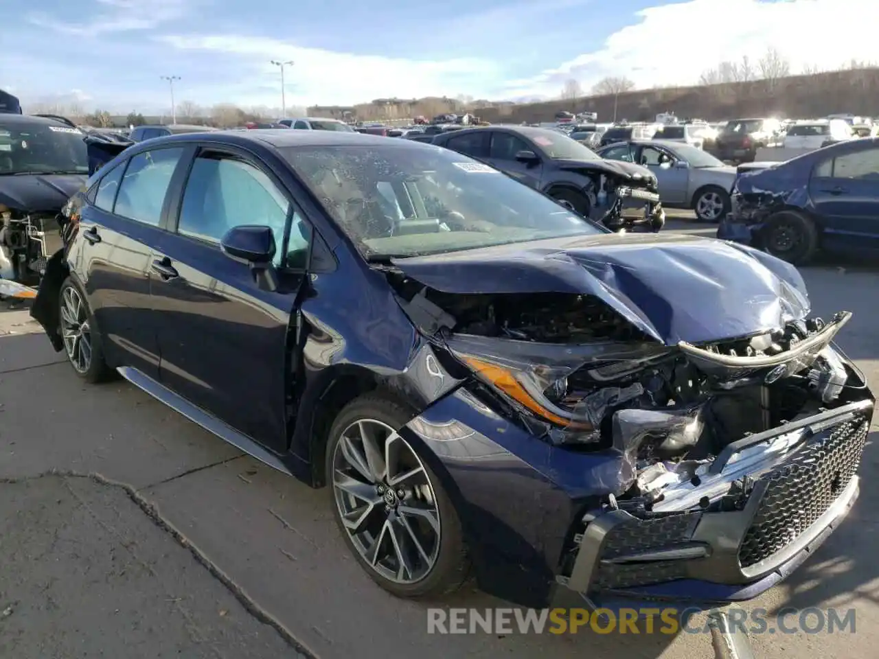 1 Photograph of a damaged car 5YFP4MCE8MP060069 TOYOTA COROLLA 2021