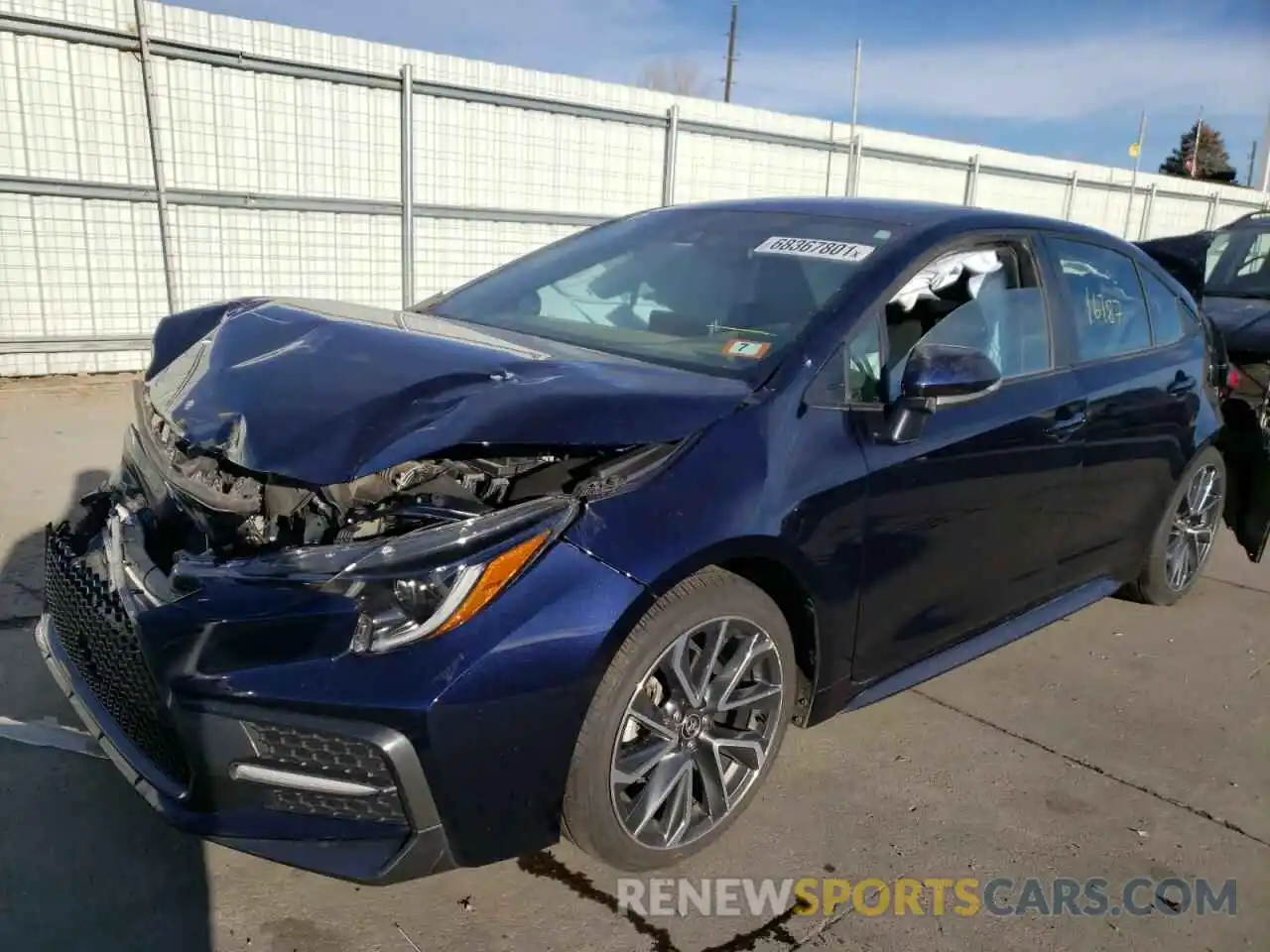 2 Photograph of a damaged car 5YFP4MCE8MP060069 TOYOTA COROLLA 2021