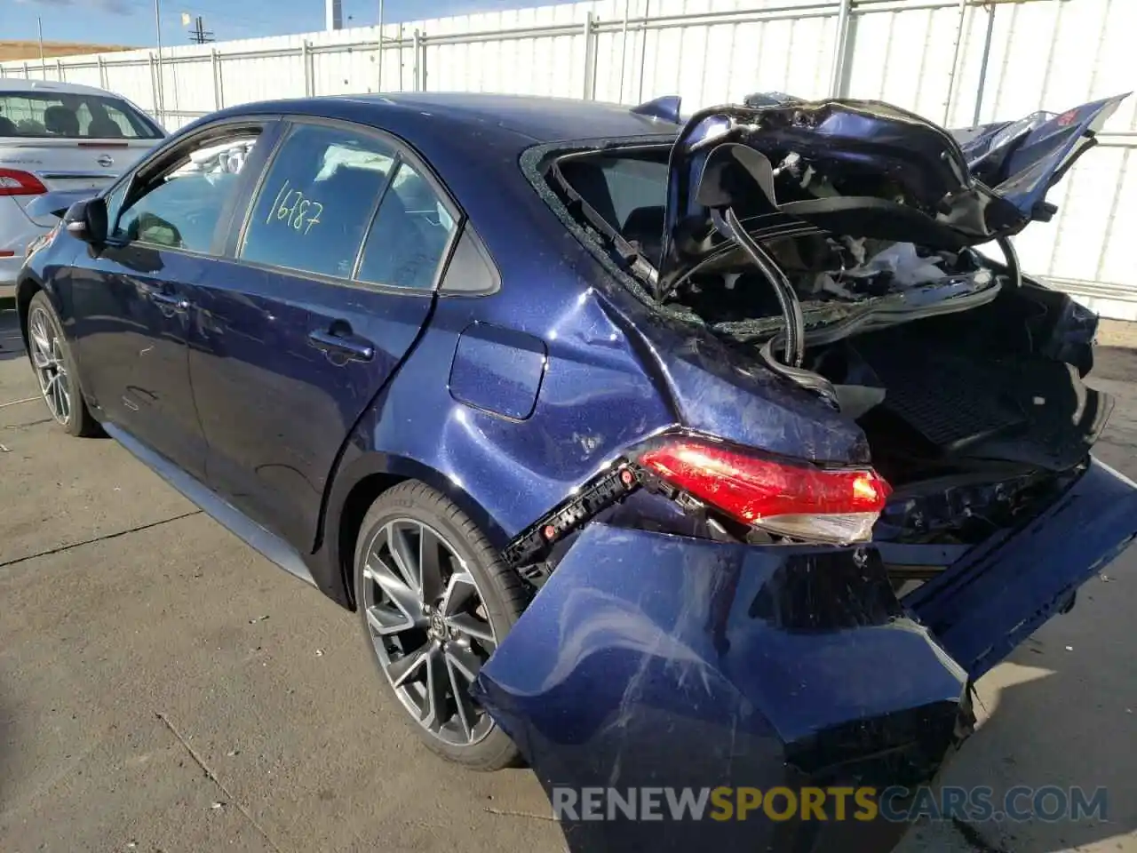 3 Photograph of a damaged car 5YFP4MCE8MP060069 TOYOTA COROLLA 2021