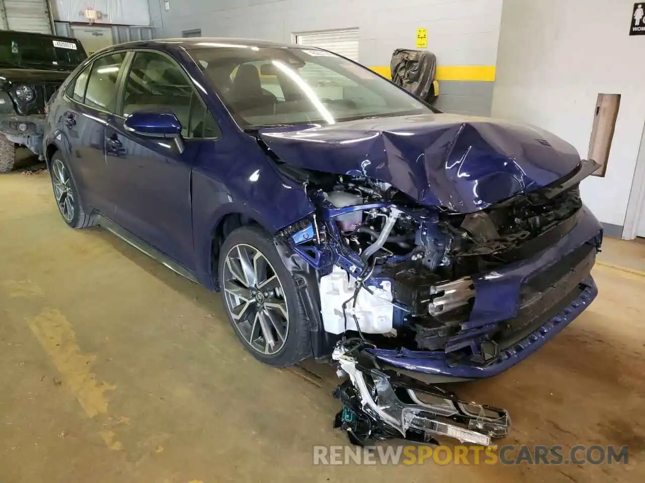 1 Photograph of a damaged car 5YFP4MCE8MP072786 TOYOTA COROLLA 2021