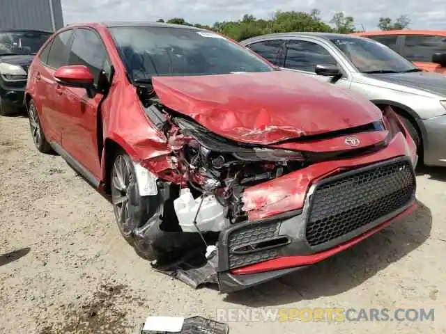 1 Photograph of a damaged car 5YFP4MCE8MP073162 TOYOTA COROLLA 2021