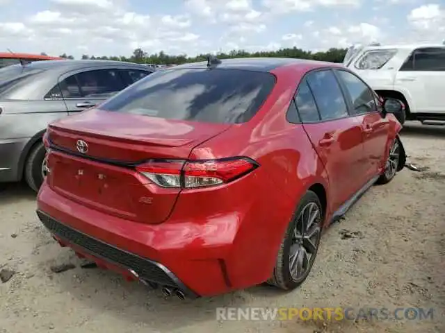 4 Photograph of a damaged car 5YFP4MCE8MP073162 TOYOTA COROLLA 2021