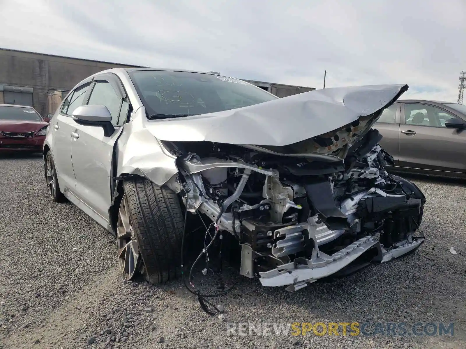 1 Photograph of a damaged car 5YFP4MCE8MP084243 TOYOTA COROLLA 2021