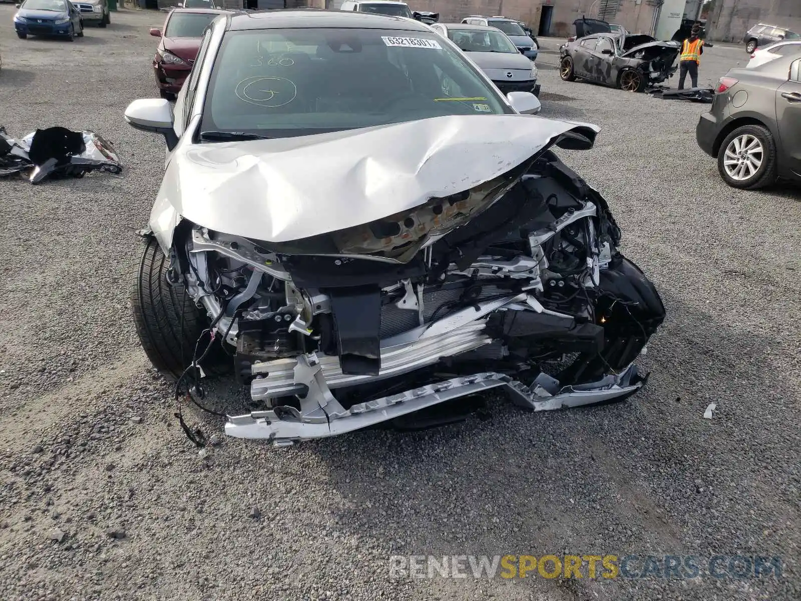 9 Photograph of a damaged car 5YFP4MCE8MP084243 TOYOTA COROLLA 2021