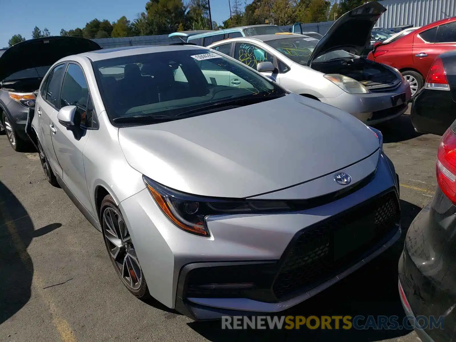 1 Photograph of a damaged car 5YFP4MCE9MP068715 TOYOTA COROLLA 2021