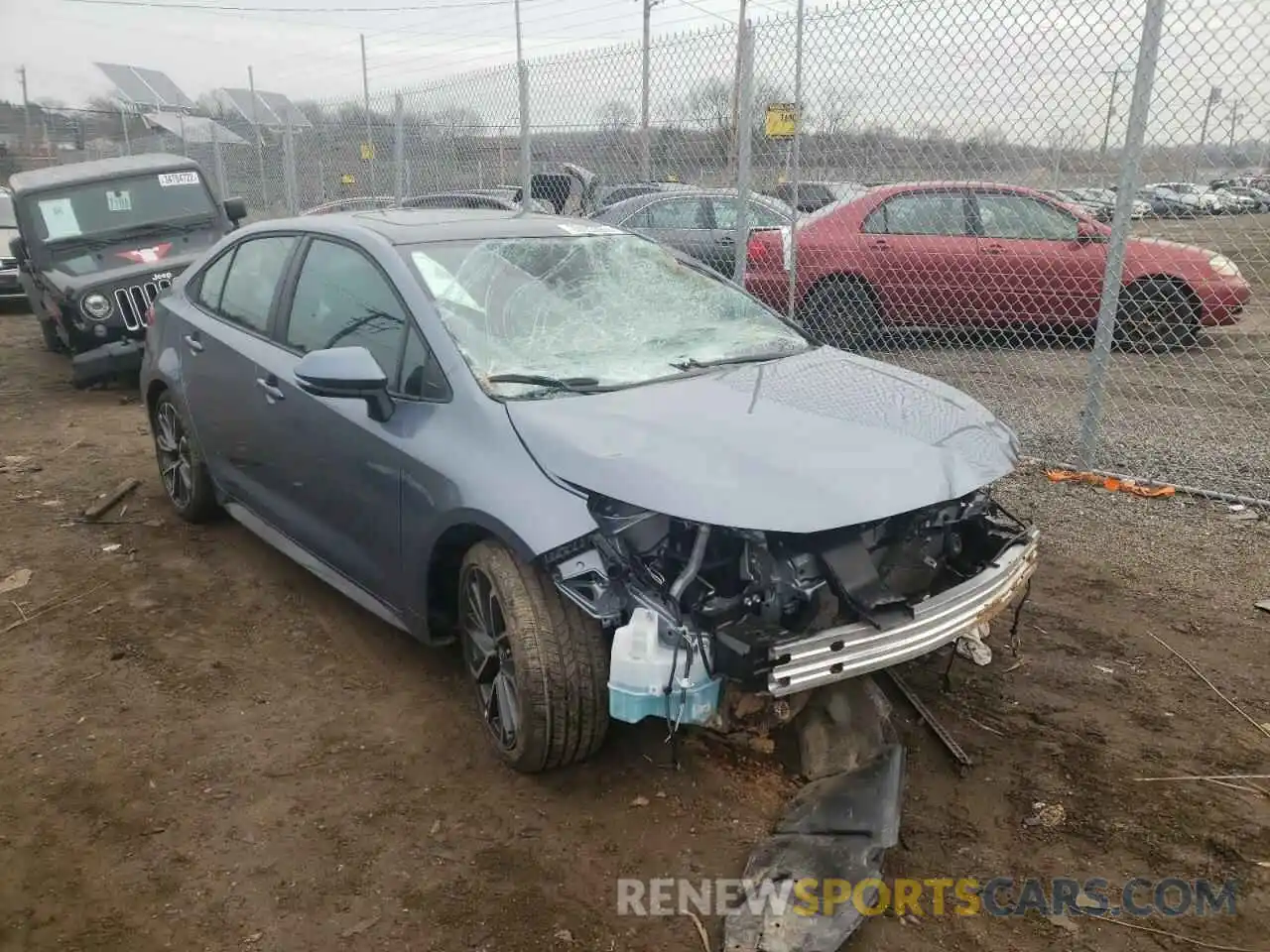 1 Photograph of a damaged car 5YFP4MCE9MP072716 TOYOTA COROLLA 2021