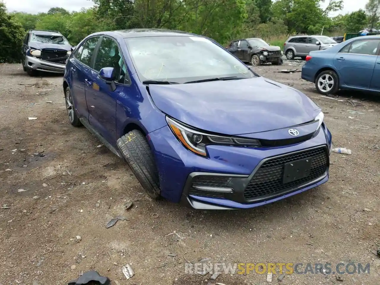 1 Photograph of a damaged car 5YFP4MCE9MP083473 TOYOTA COROLLA 2021