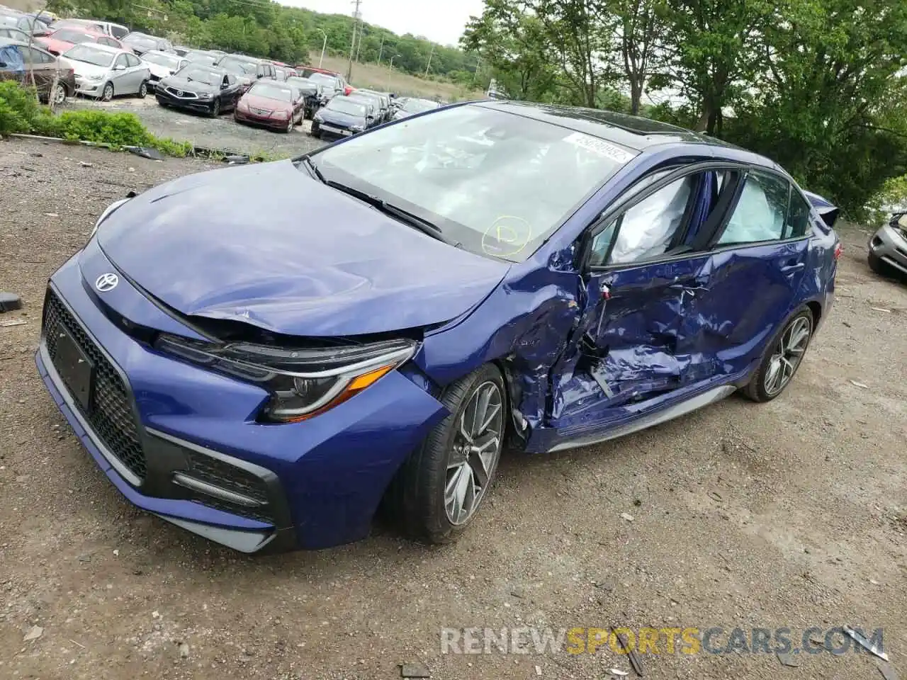 9 Photograph of a damaged car 5YFP4MCE9MP083473 TOYOTA COROLLA 2021