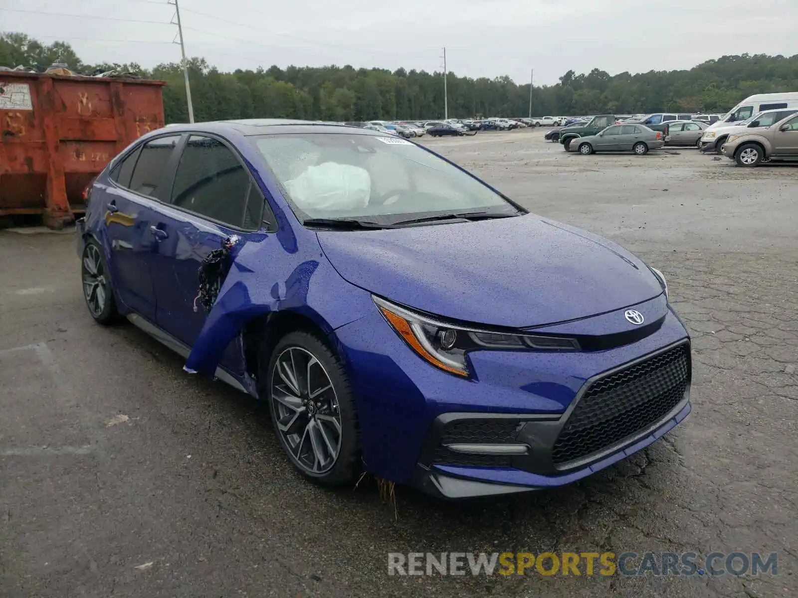 1 Photograph of a damaged car 5YFP4MCE9MP087510 TOYOTA COROLLA 2021