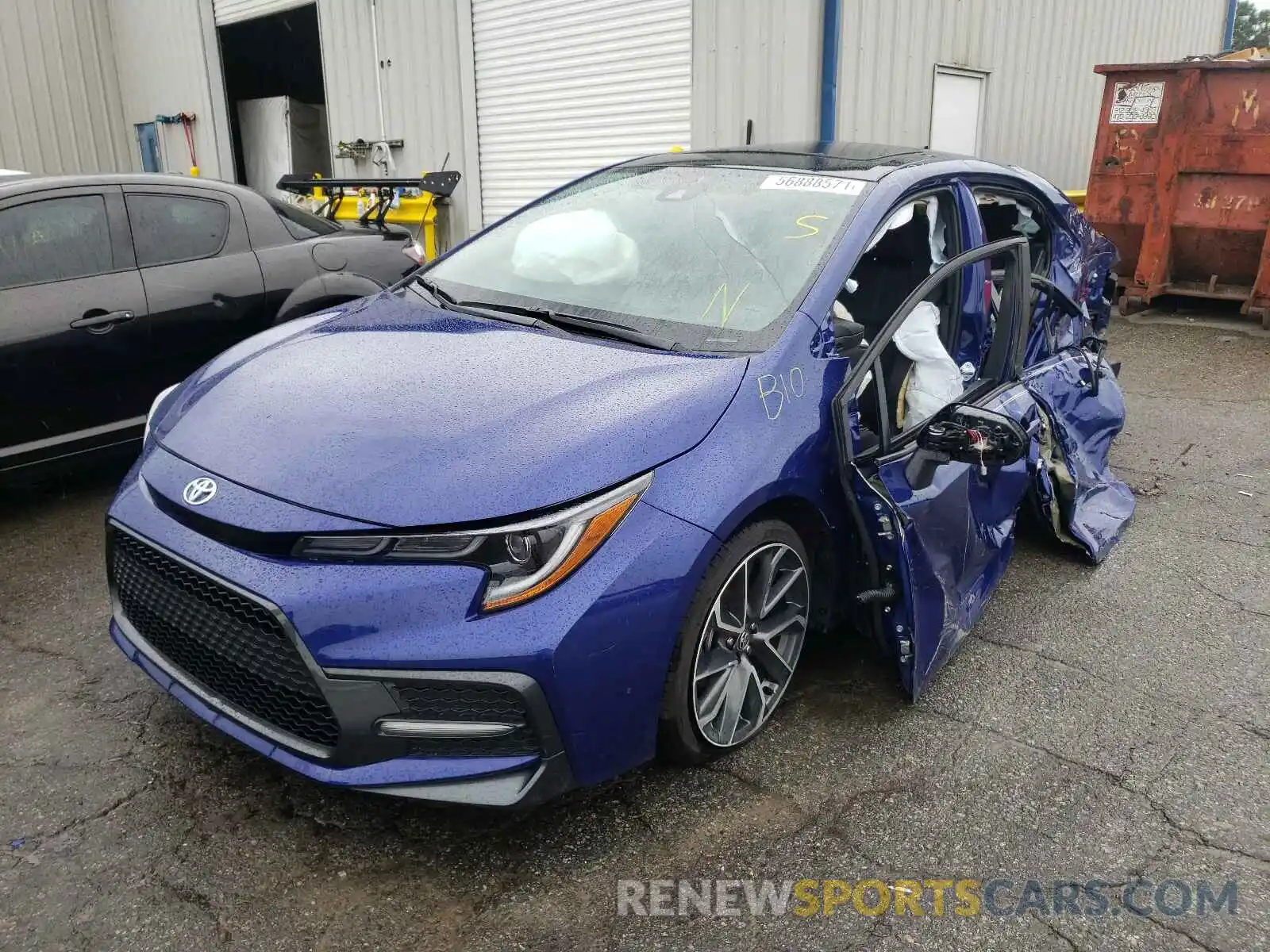 2 Photograph of a damaged car 5YFP4MCE9MP087510 TOYOTA COROLLA 2021