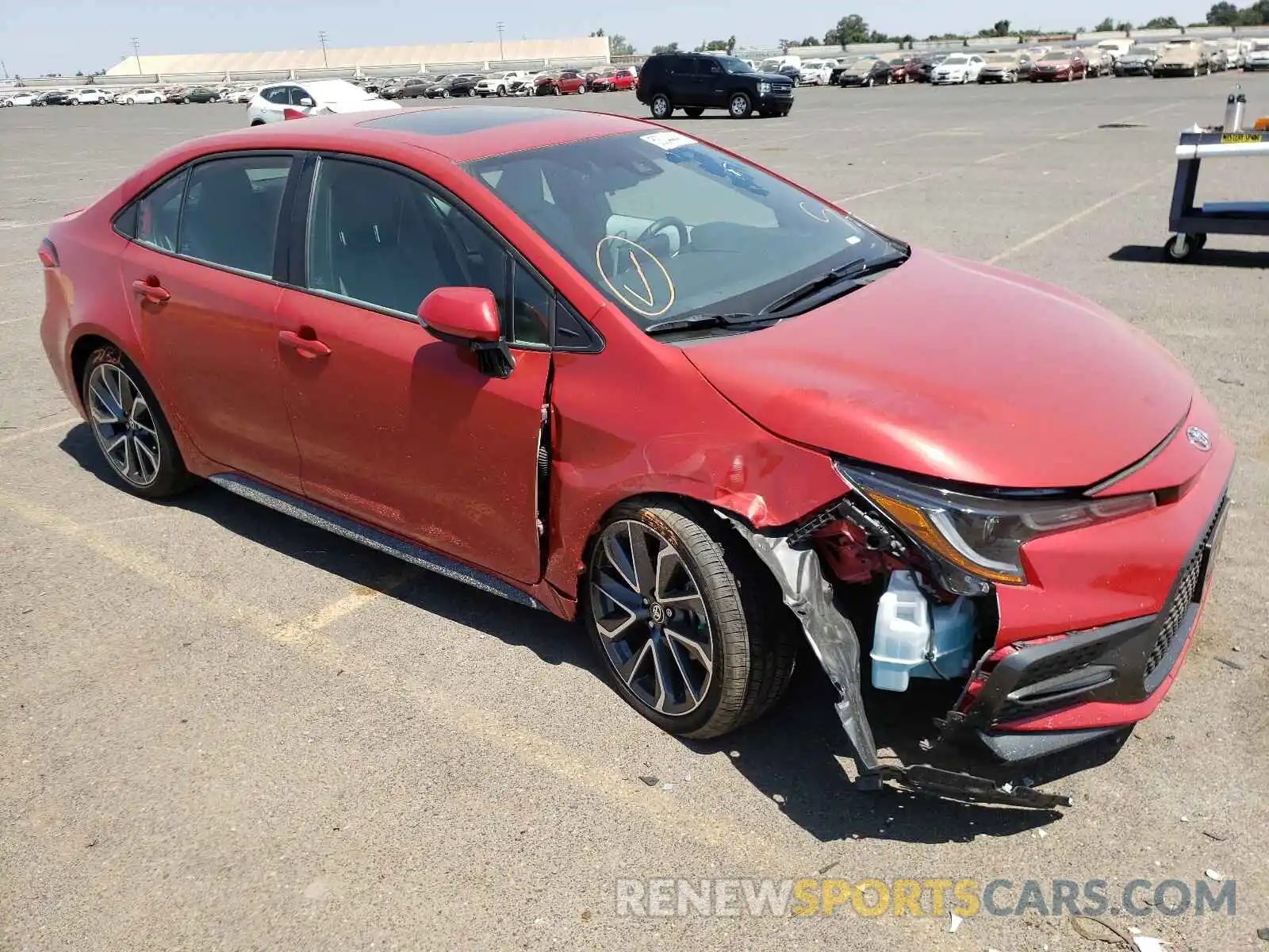 1 Photograph of a damaged car 5YFP4MCEXMP060610 TOYOTA COROLLA 2021