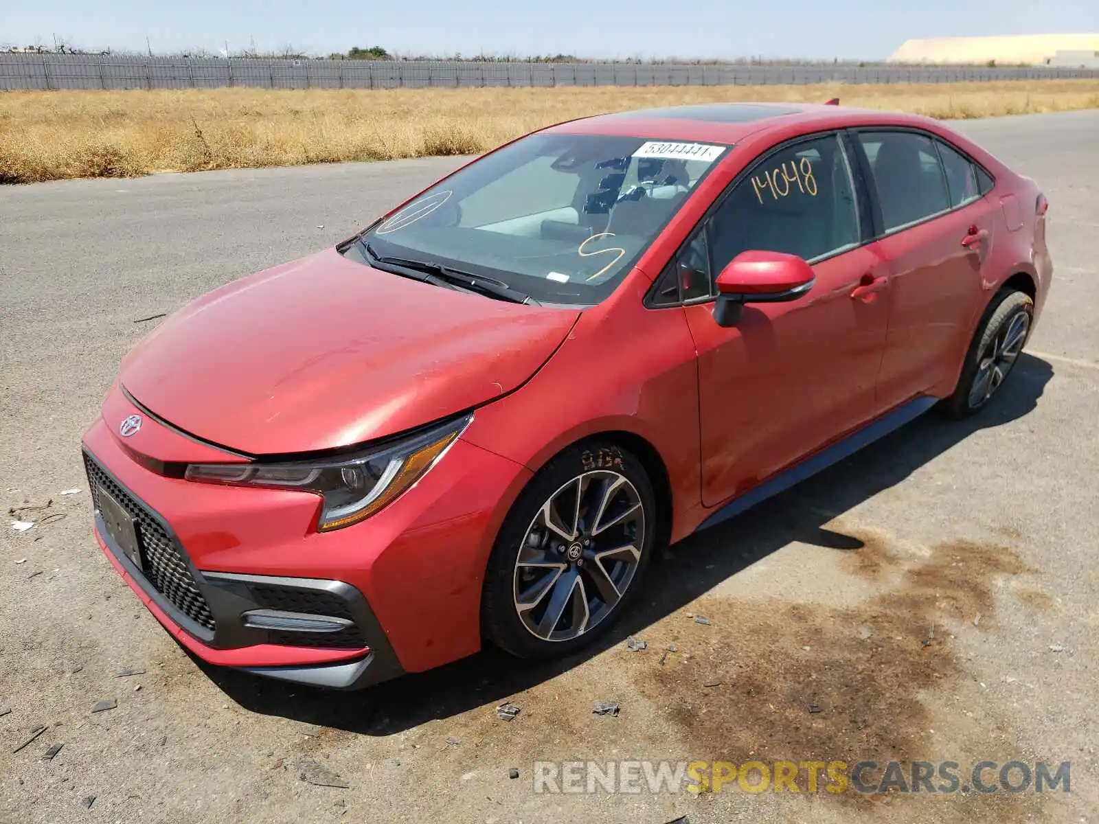 2 Photograph of a damaged car 5YFP4MCEXMP060610 TOYOTA COROLLA 2021