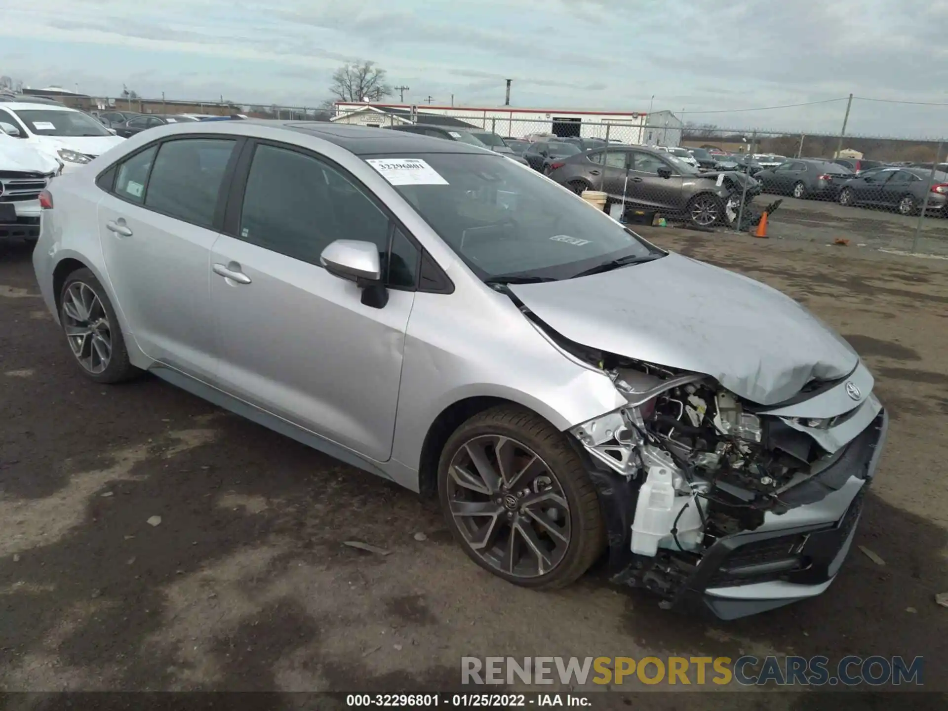 1 Photograph of a damaged car 5YFP4MCEXMP066603 TOYOTA COROLLA 2021