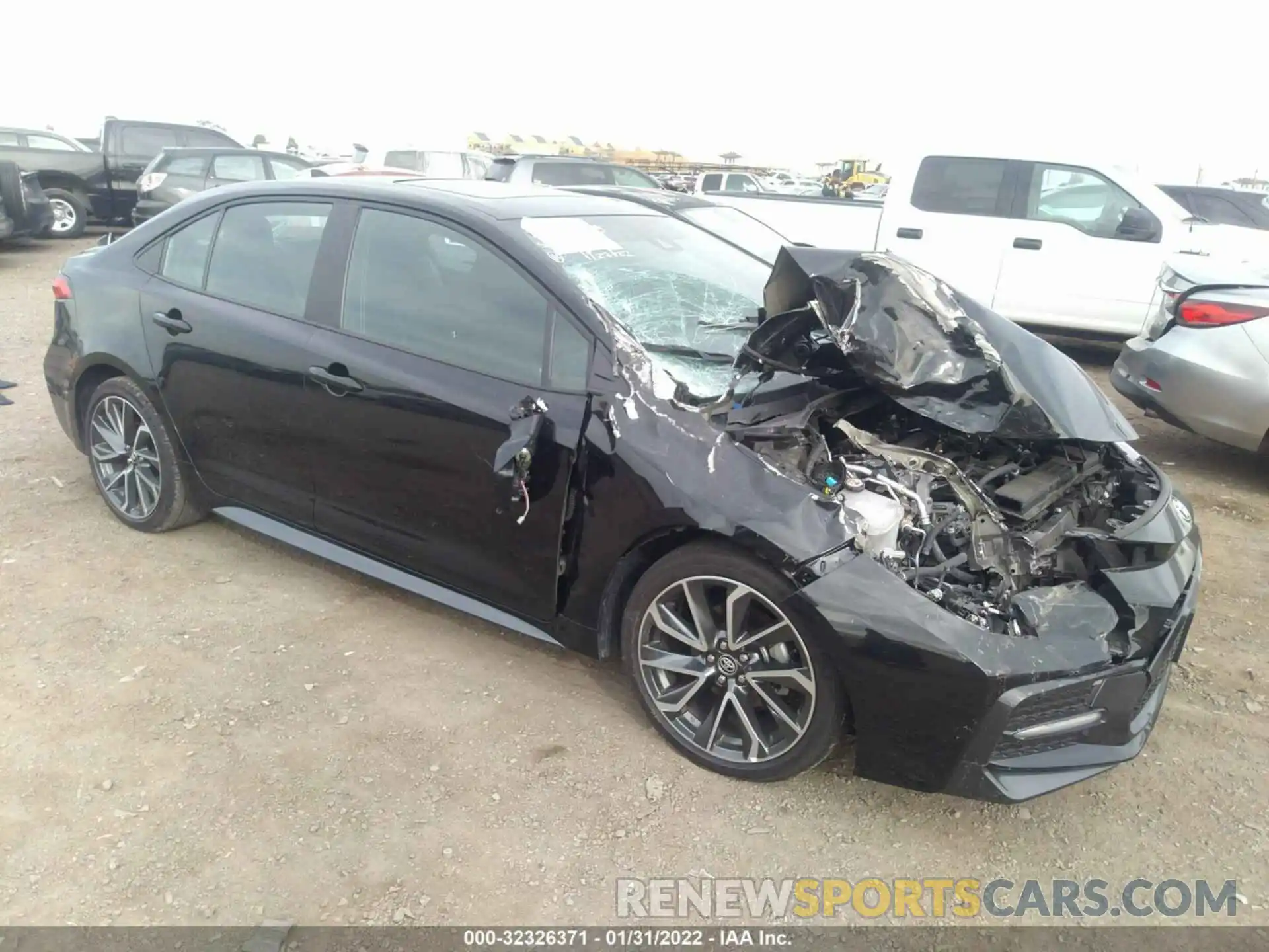 1 Photograph of a damaged car 5YFP4MCEXMP077181 TOYOTA COROLLA 2021