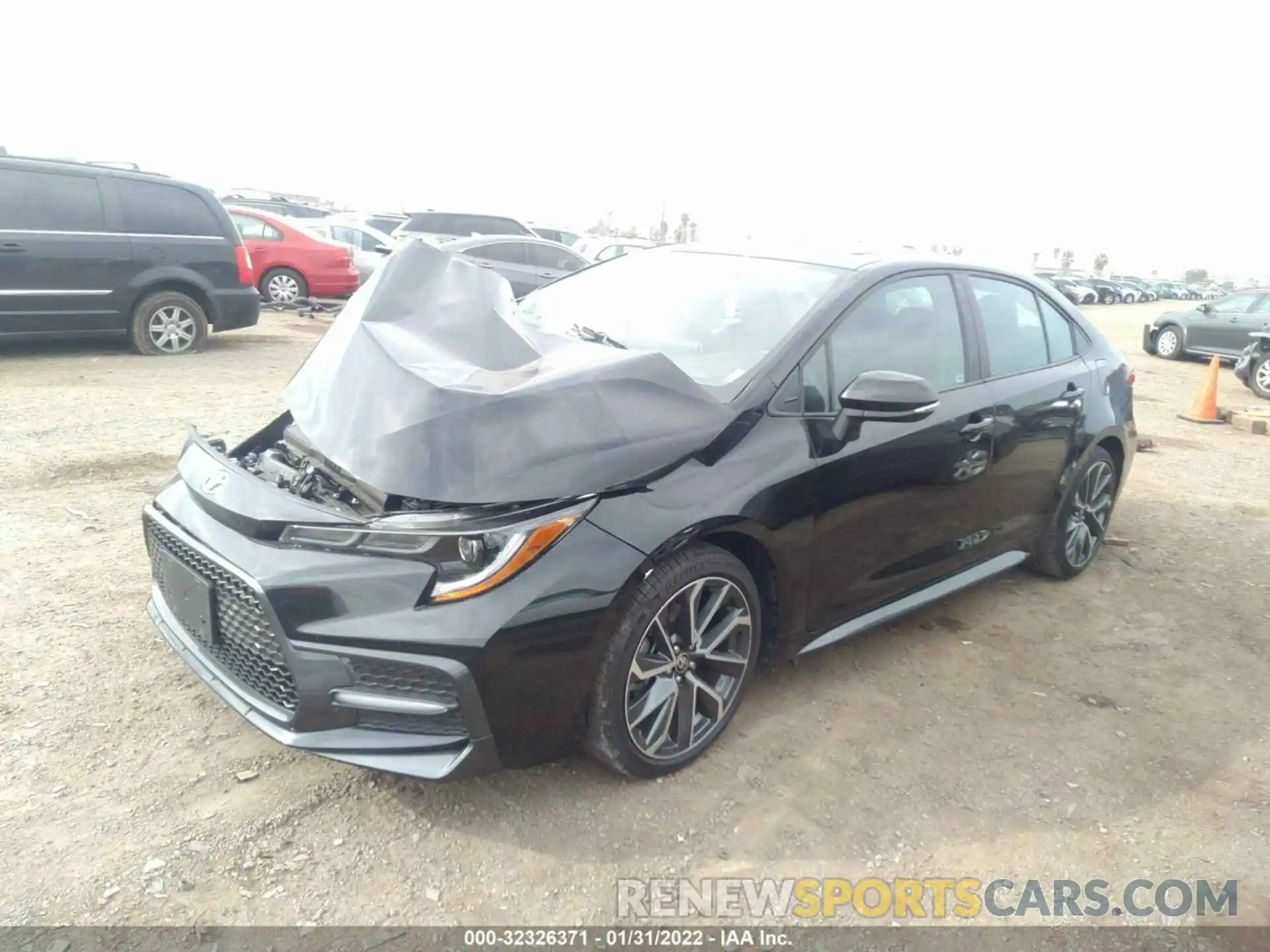 2 Photograph of a damaged car 5YFP4MCEXMP077181 TOYOTA COROLLA 2021