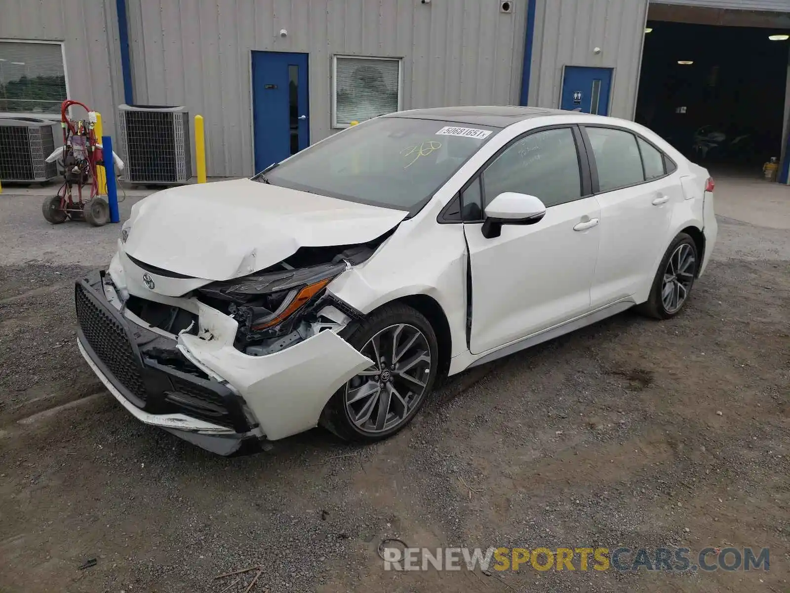 2 Photograph of a damaged car 5YFP4MCEXMP077276 TOYOTA COROLLA 2021