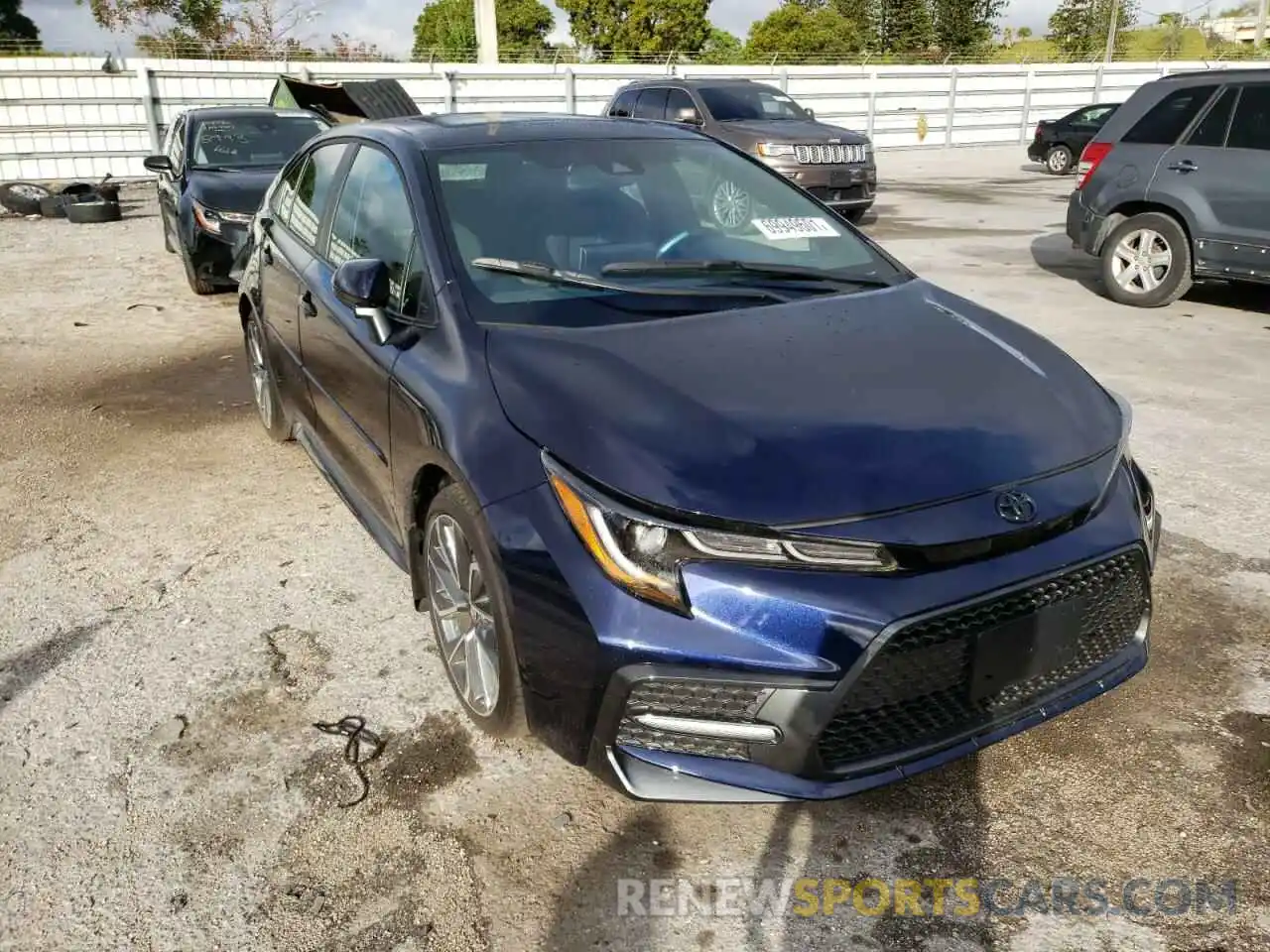 1 Photograph of a damaged car 5YFP4MCEXMP088293 TOYOTA COROLLA 2021