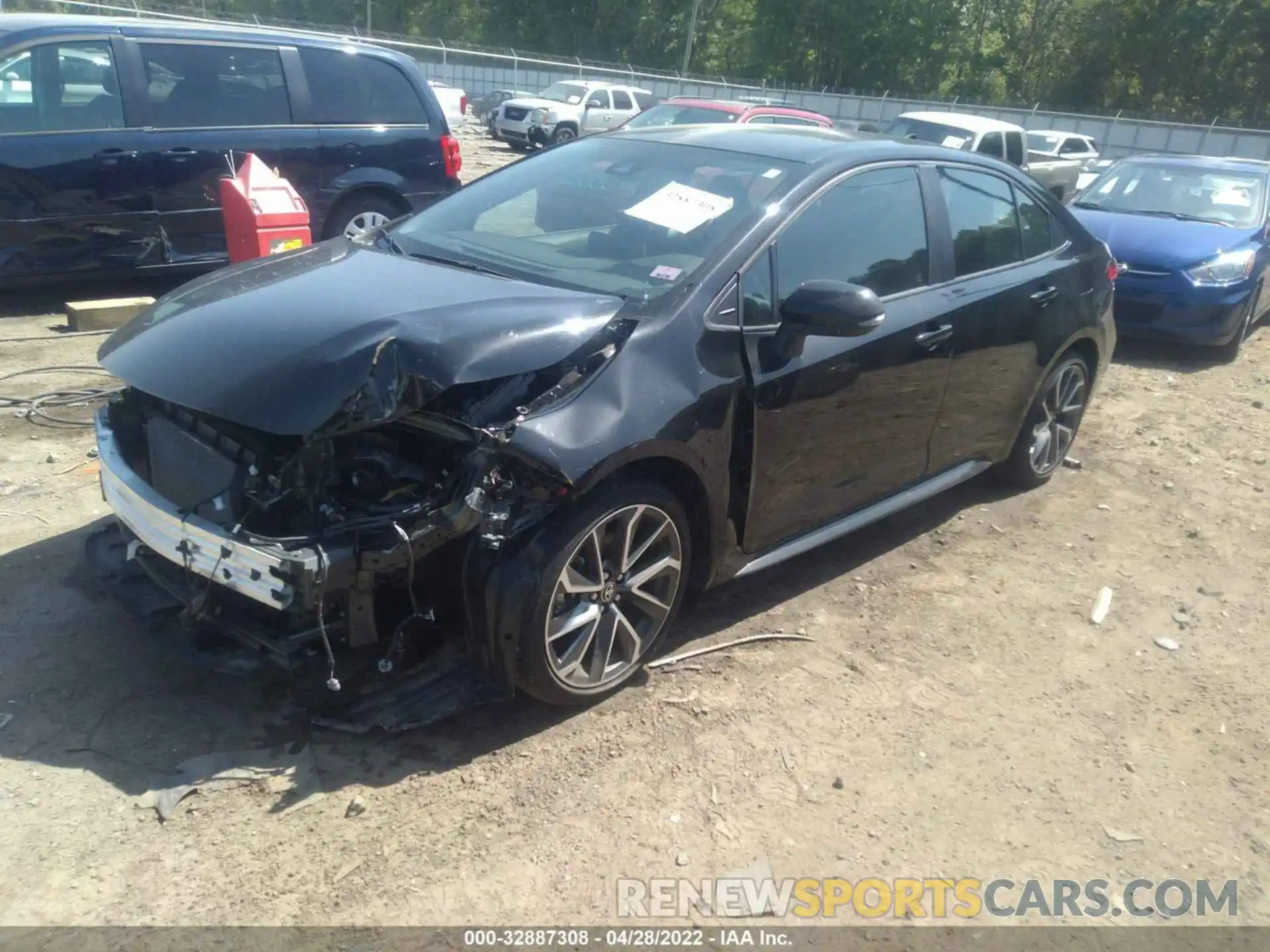 2 Photograph of a damaged car 5YFS4MCE0MP057841 TOYOTA COROLLA 2021