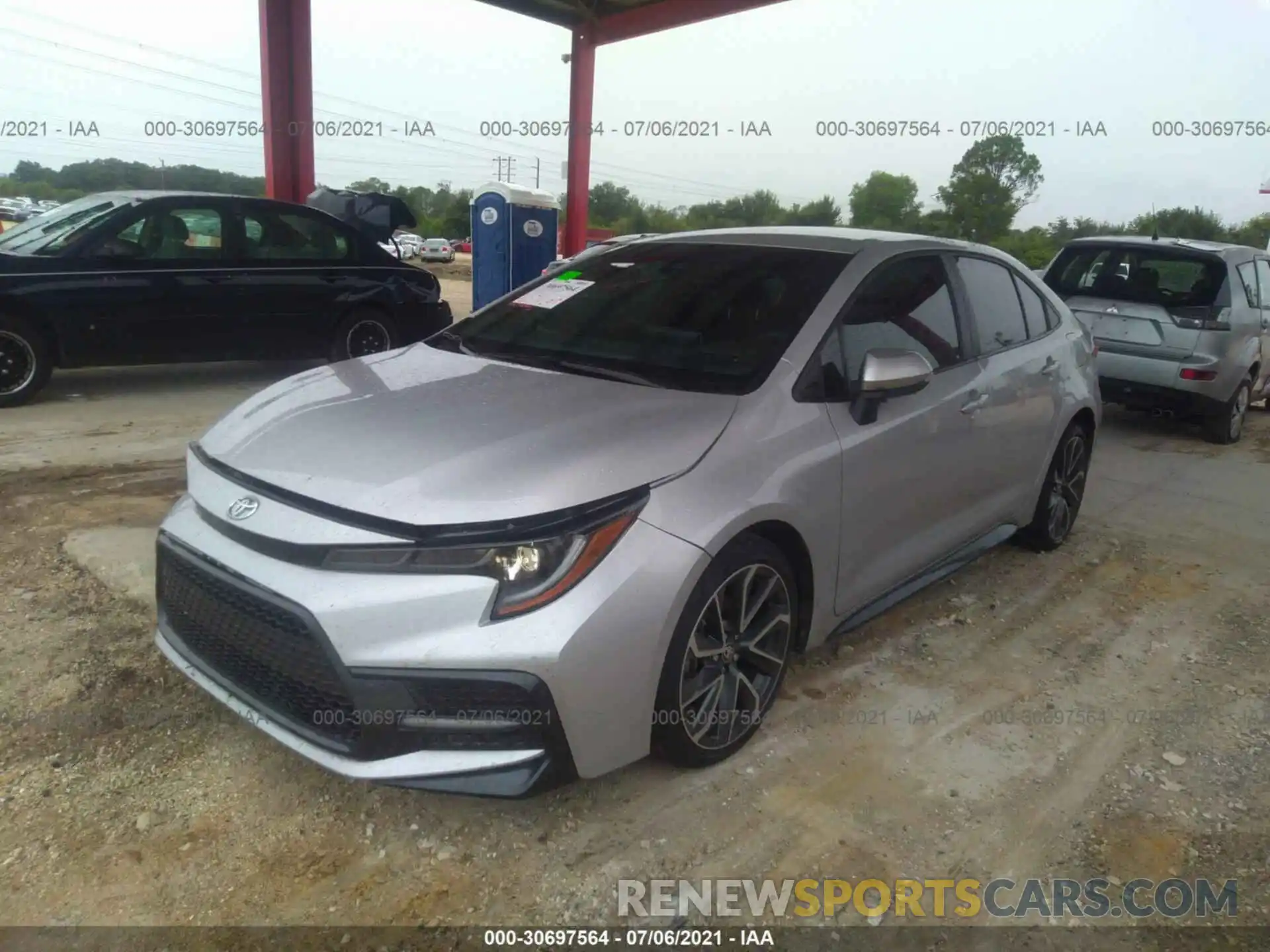 2 Photograph of a damaged car 5YFS4MCE0MP058164 TOYOTA COROLLA 2021