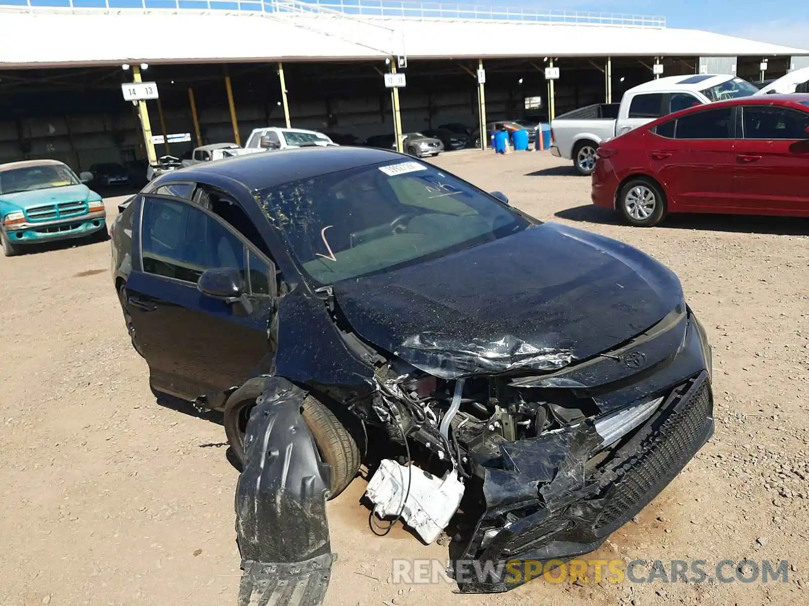 1 Photograph of a damaged car 5YFS4MCE0MP058522 TOYOTA COROLLA 2021