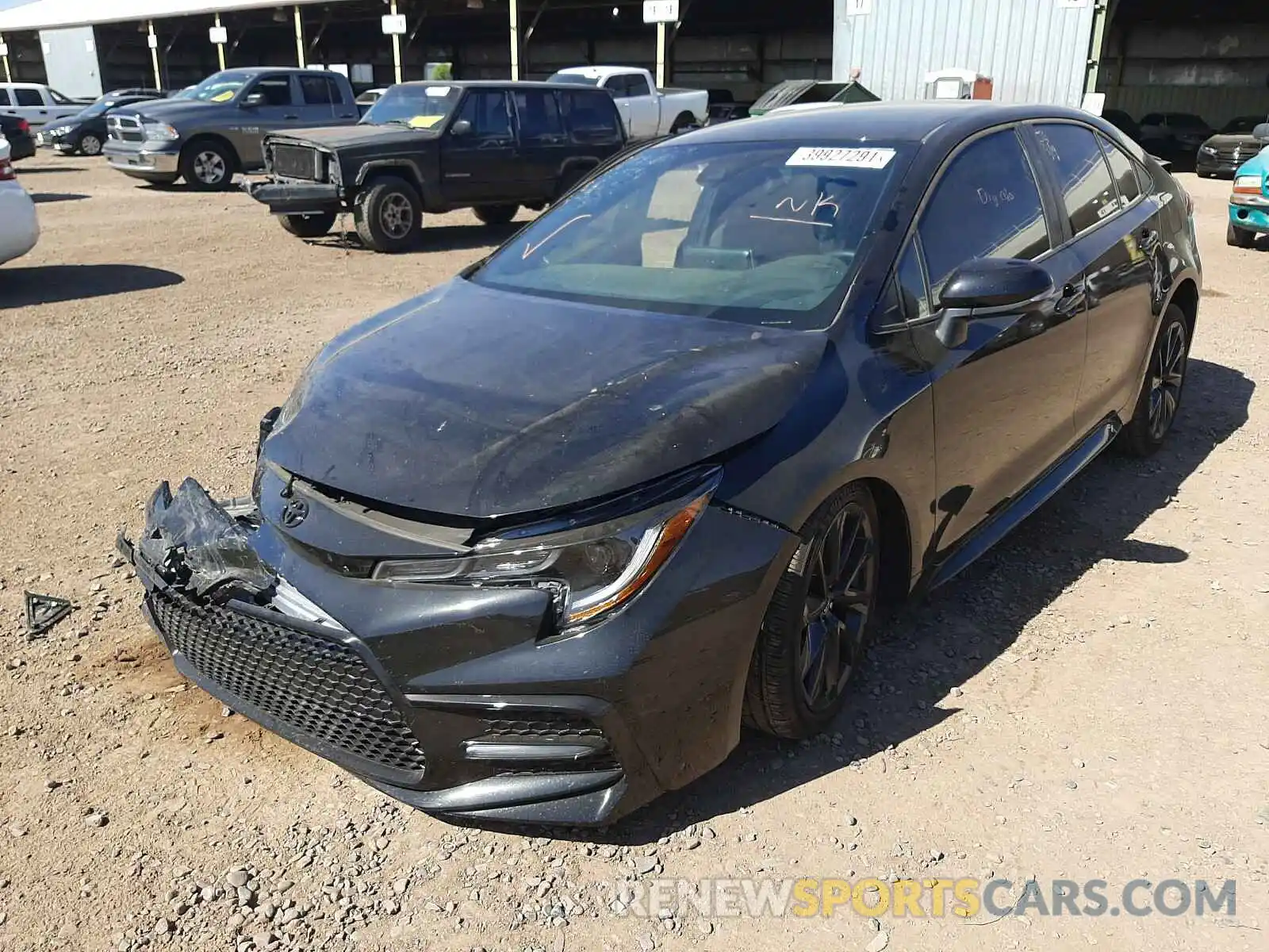 2 Photograph of a damaged car 5YFS4MCE0MP058522 TOYOTA COROLLA 2021