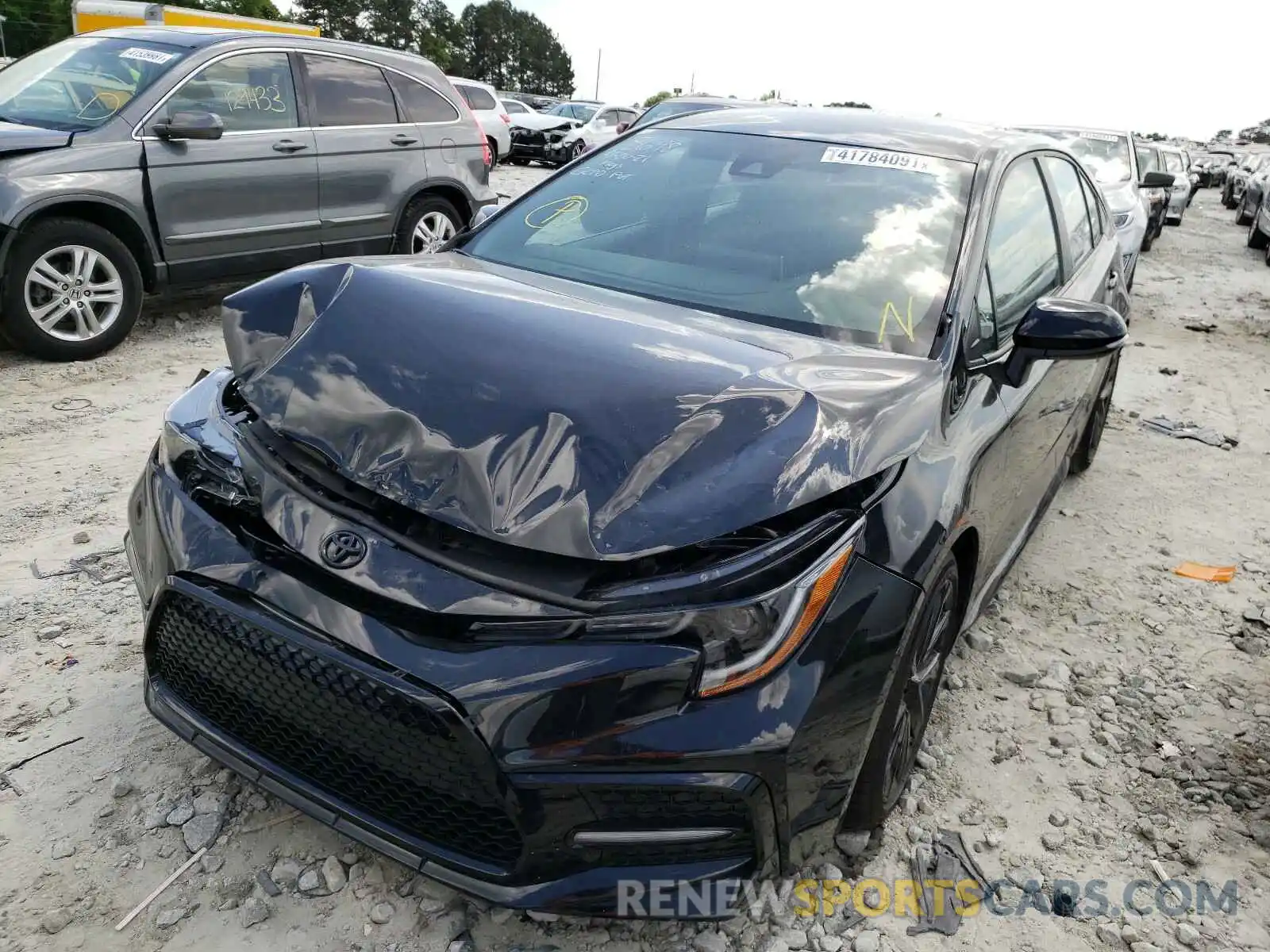 2 Photograph of a damaged car 5YFS4MCE0MP058648 TOYOTA COROLLA 2021