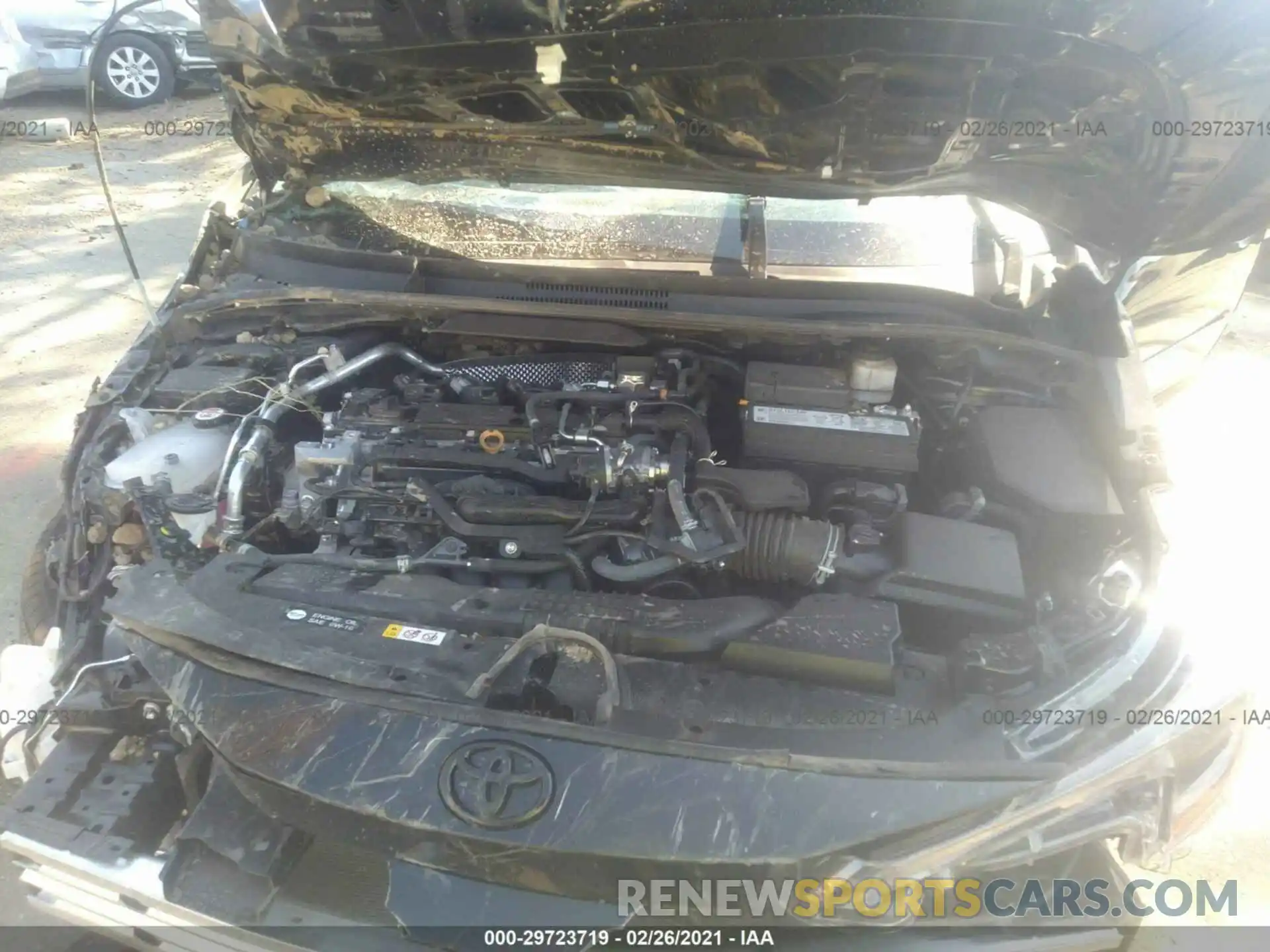 10 Photograph of a damaged car 5YFS4MCE0MP059007 TOYOTA COROLLA 2021