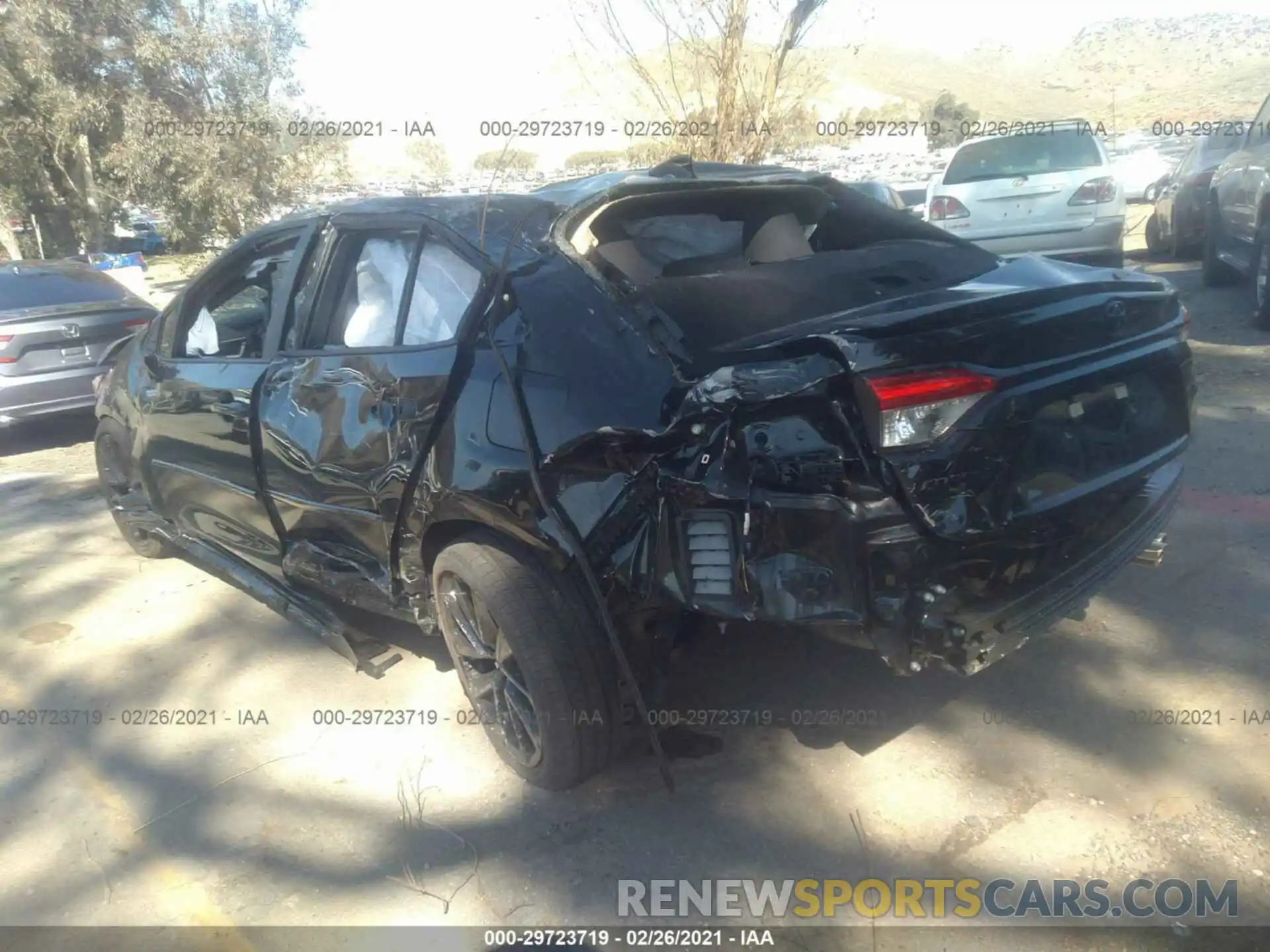 3 Photograph of a damaged car 5YFS4MCE0MP059007 TOYOTA COROLLA 2021