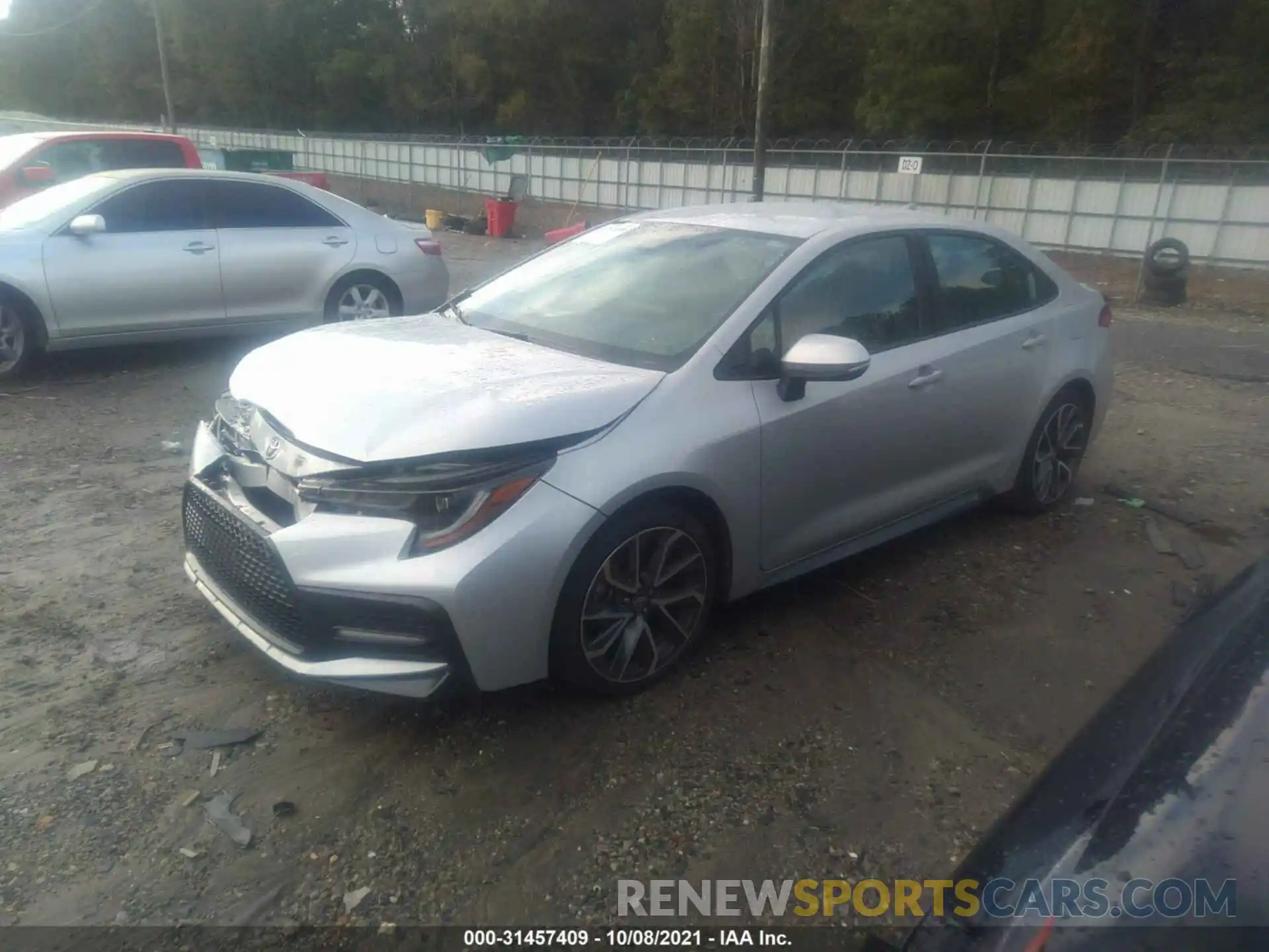 2 Photograph of a damaged car 5YFS4MCE0MP059041 TOYOTA COROLLA 2021