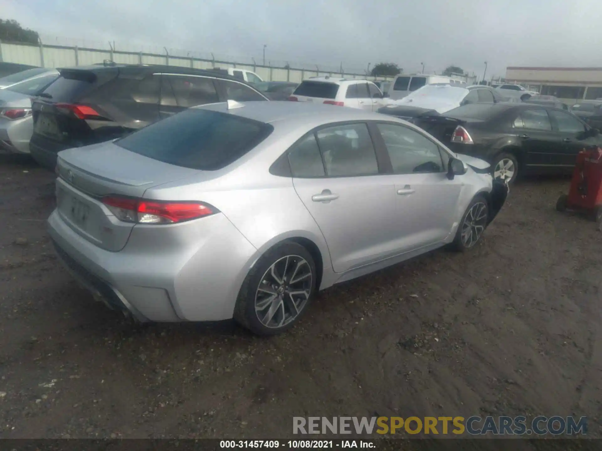 4 Photograph of a damaged car 5YFS4MCE0MP059041 TOYOTA COROLLA 2021