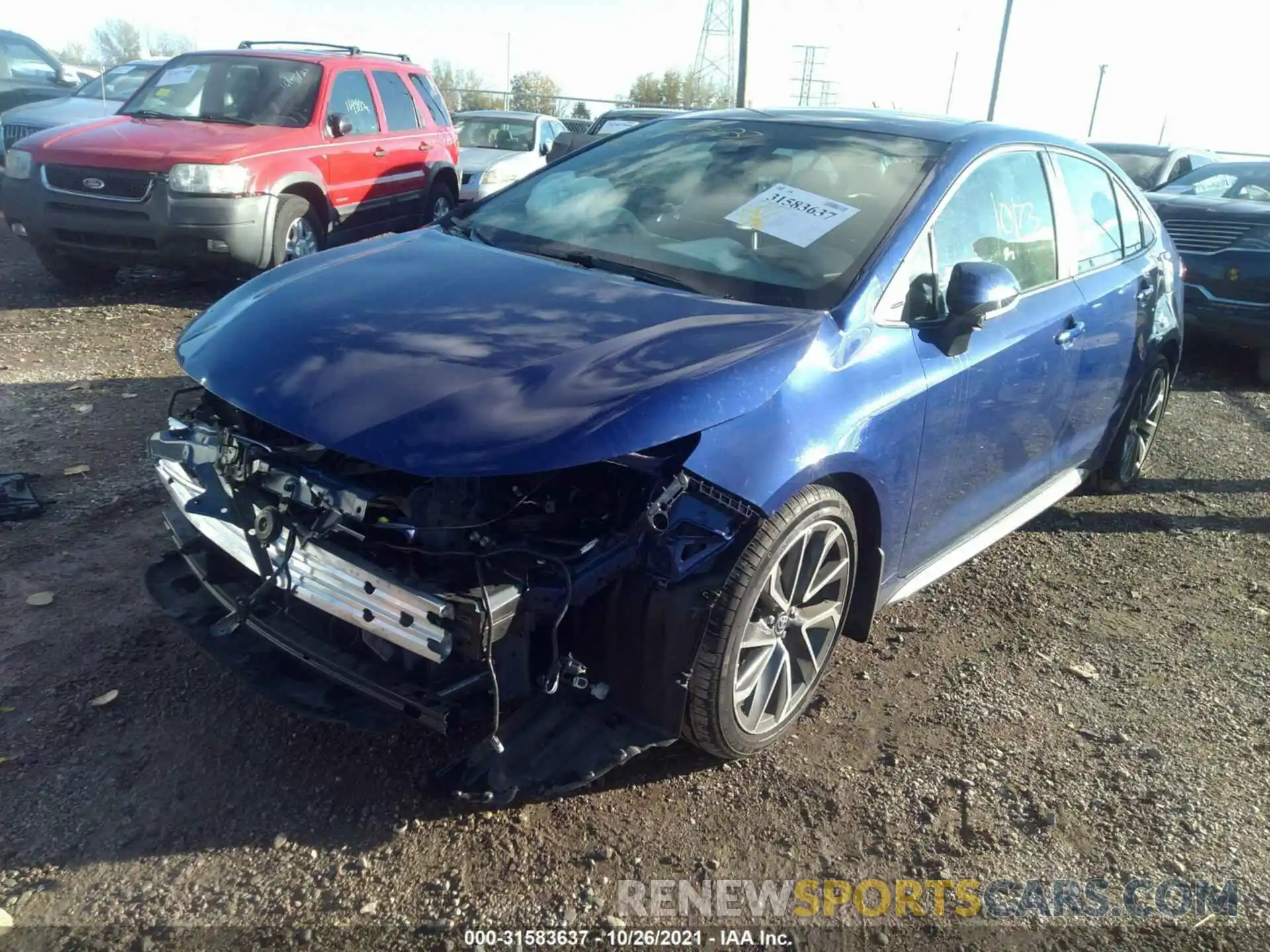 2 Photograph of a damaged car 5YFS4MCE0MP059542 TOYOTA COROLLA 2021