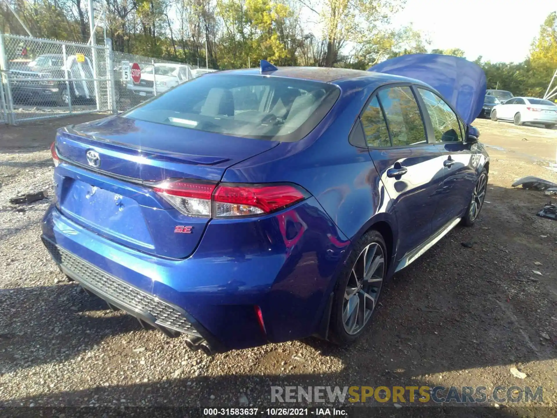 4 Photograph of a damaged car 5YFS4MCE0MP059542 TOYOTA COROLLA 2021