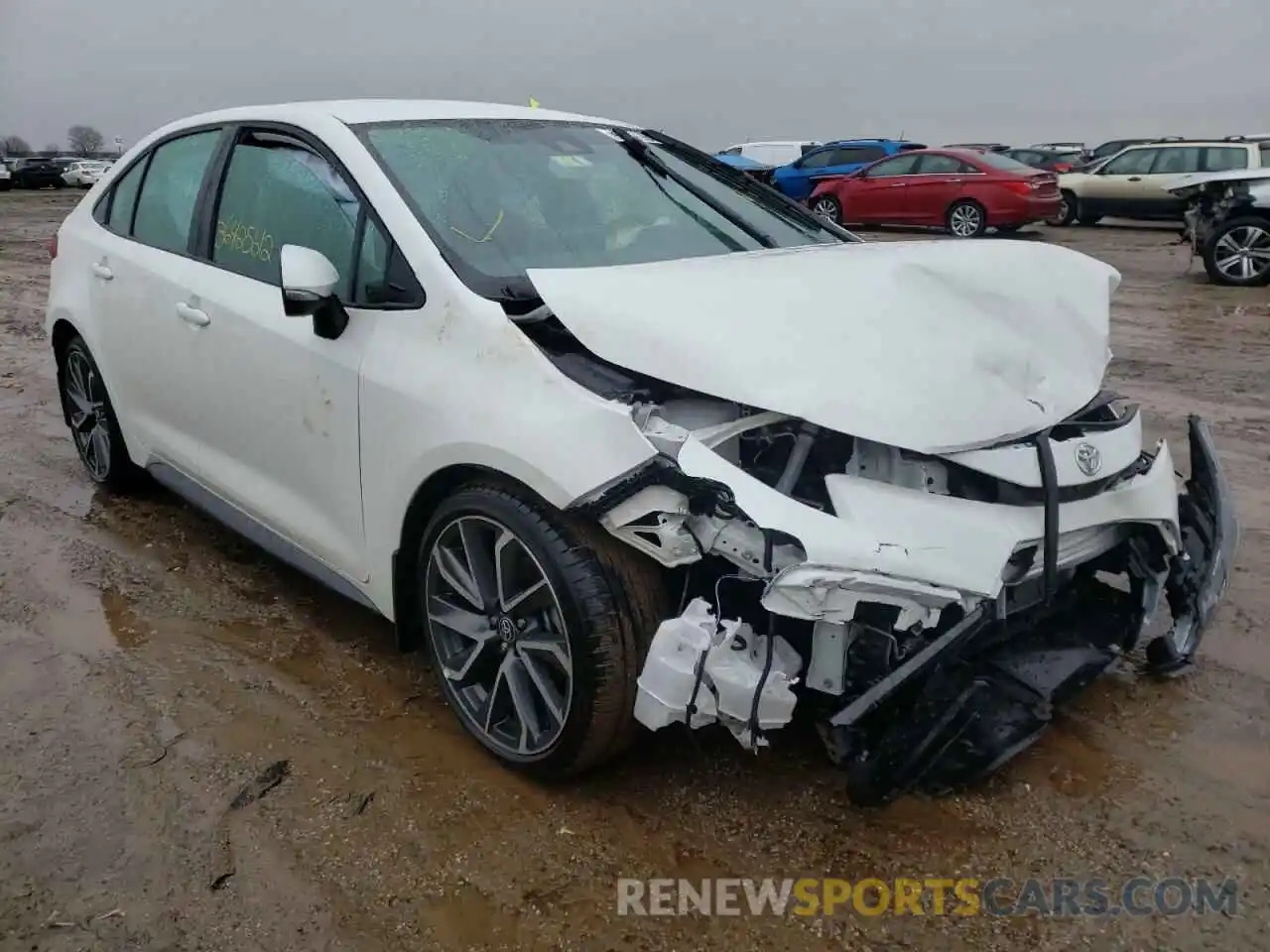 1 Photograph of a damaged car 5YFS4MCE0MP061324 TOYOTA COROLLA 2021