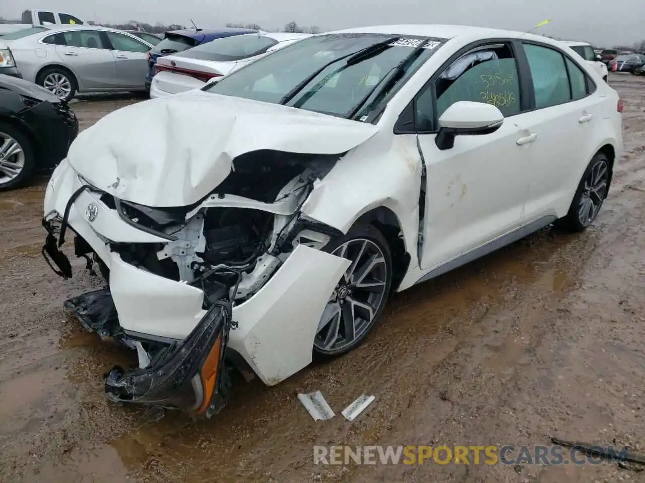 2 Photograph of a damaged car 5YFS4MCE0MP061324 TOYOTA COROLLA 2021