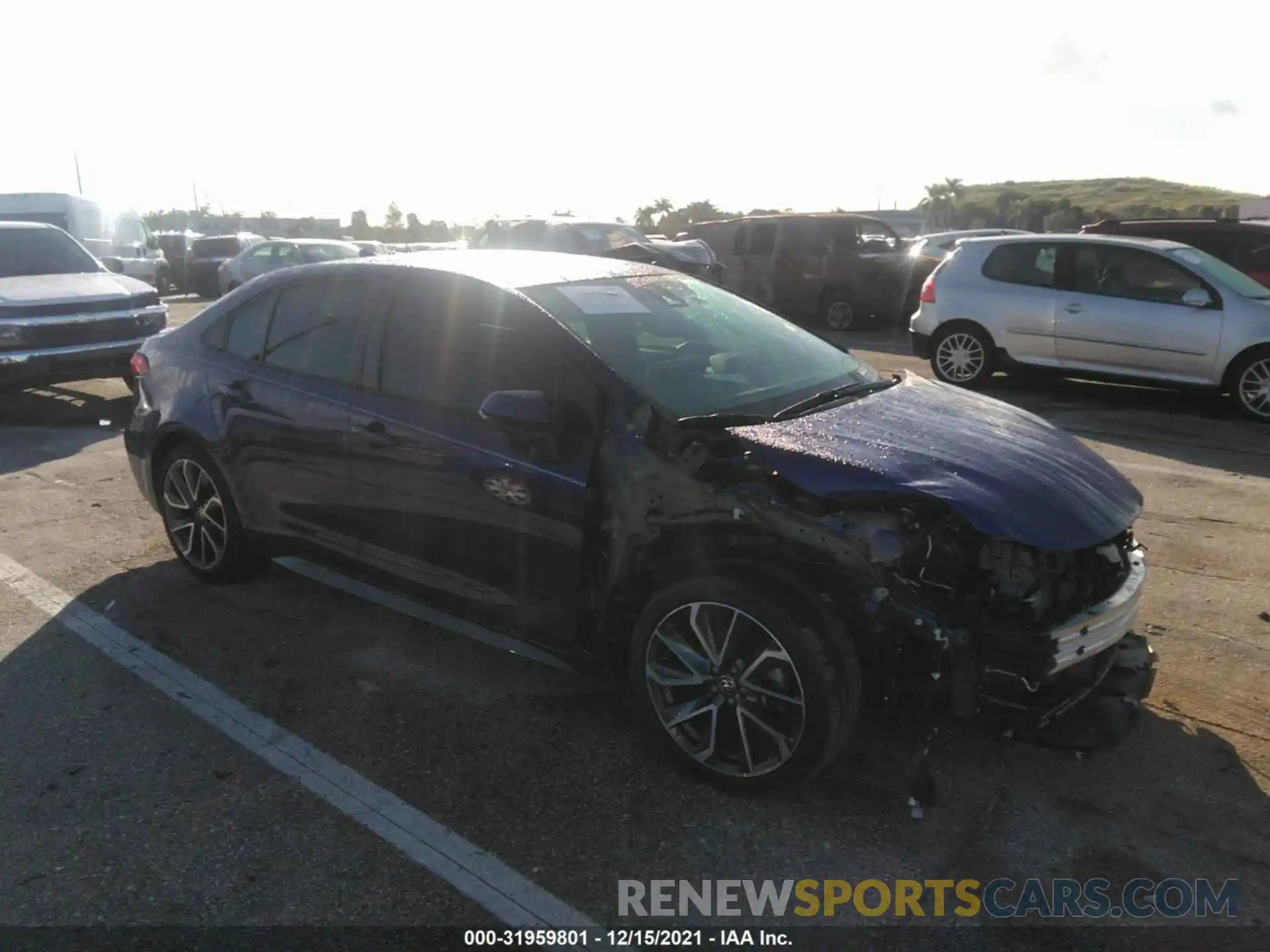 1 Photograph of a damaged car 5YFS4MCE0MP061341 TOYOTA COROLLA 2021