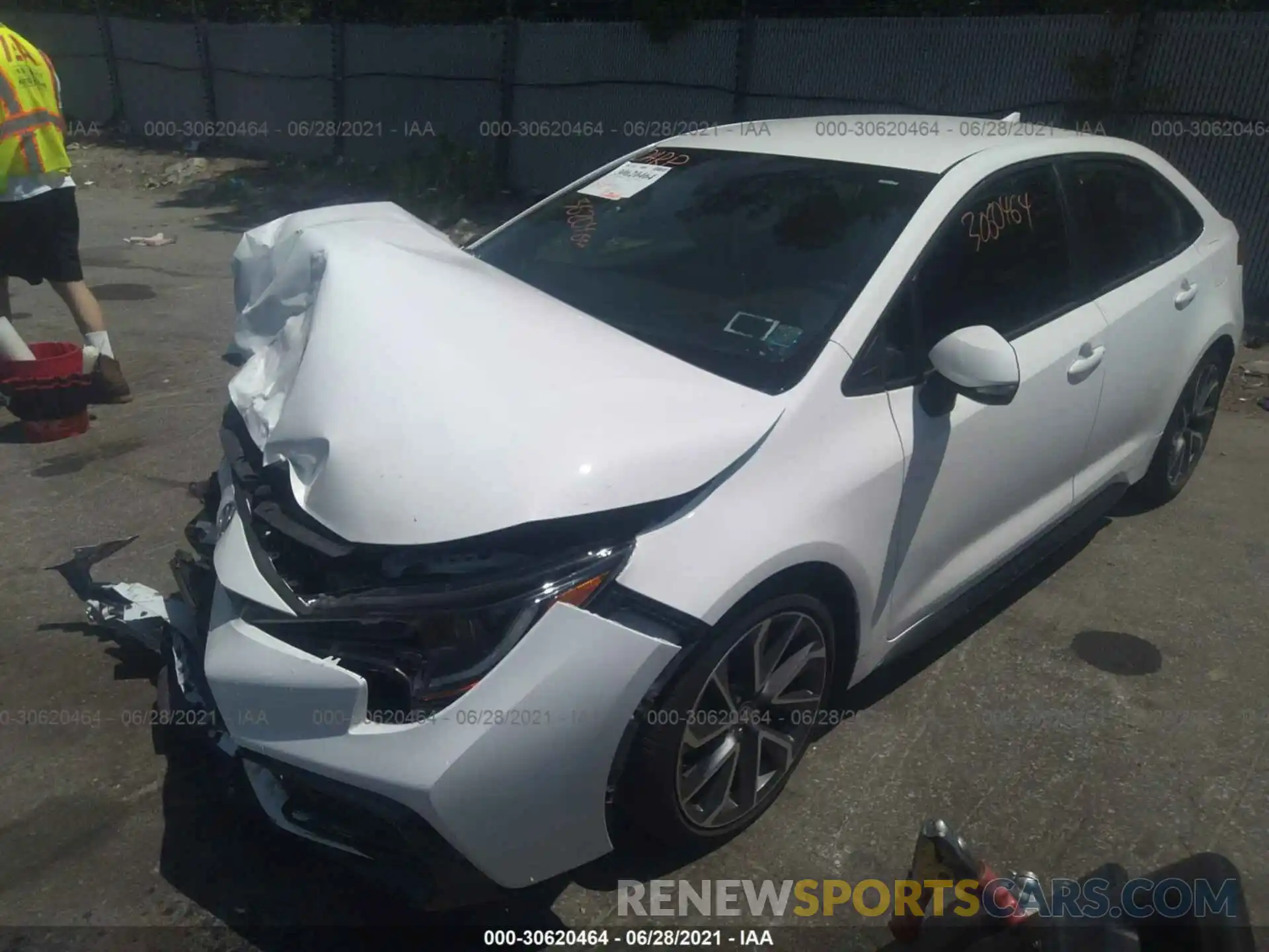 2 Photograph of a damaged car 5YFS4MCE0MP061761 TOYOTA COROLLA 2021