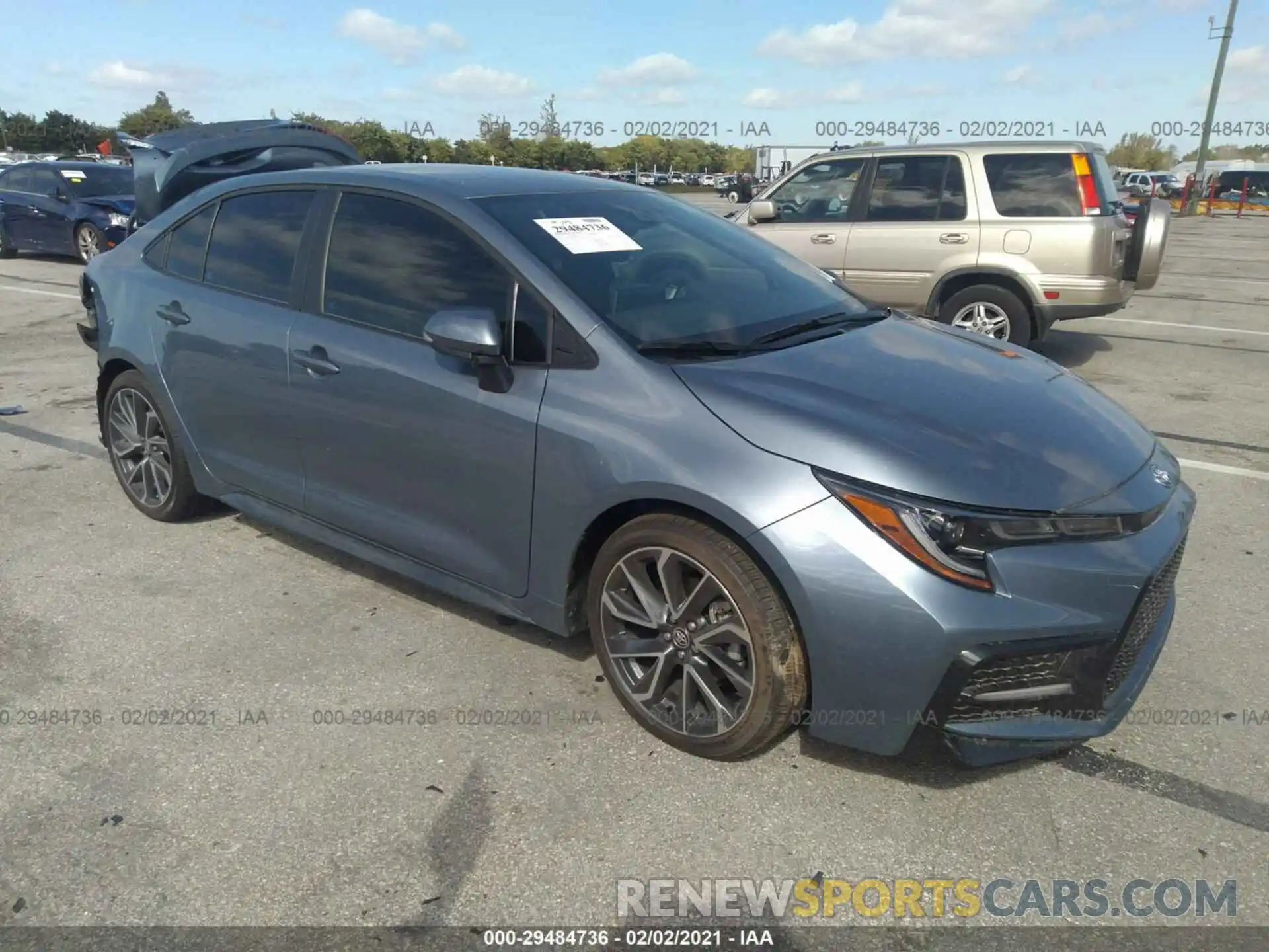 1 Photograph of a damaged car 5YFS4MCE0MP062408 TOYOTA COROLLA 2021