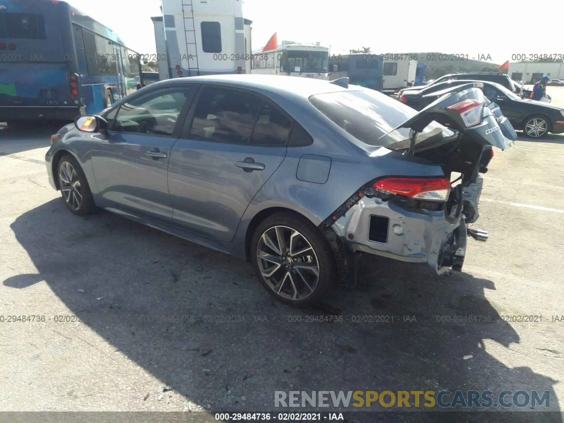 3 Photograph of a damaged car 5YFS4MCE0MP062408 TOYOTA COROLLA 2021