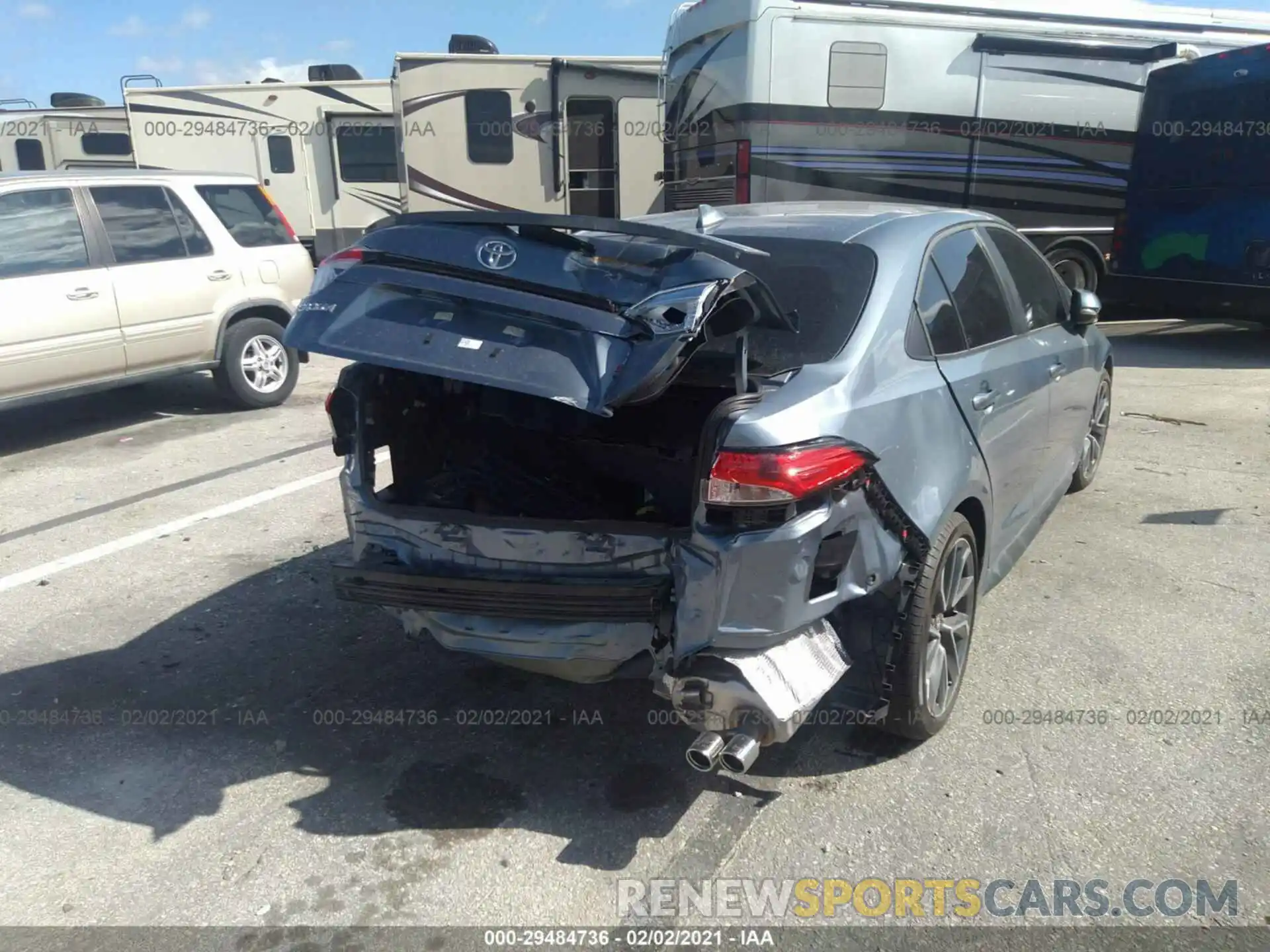 6 Photograph of a damaged car 5YFS4MCE0MP062408 TOYOTA COROLLA 2021