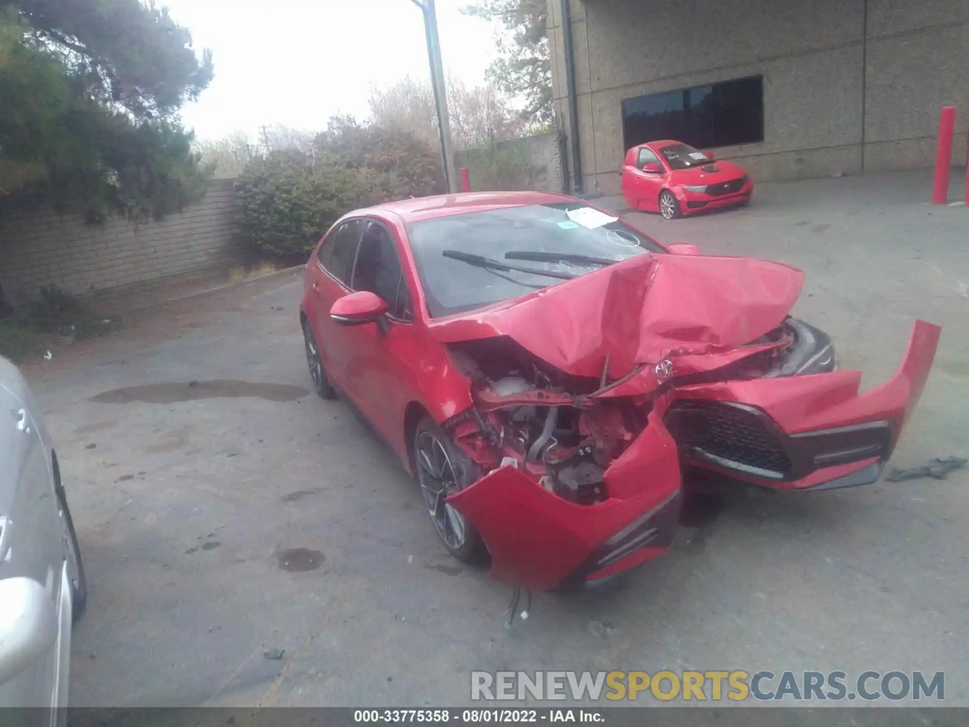 1 Photograph of a damaged car 5YFS4MCE0MP063459 TOYOTA COROLLA 2021