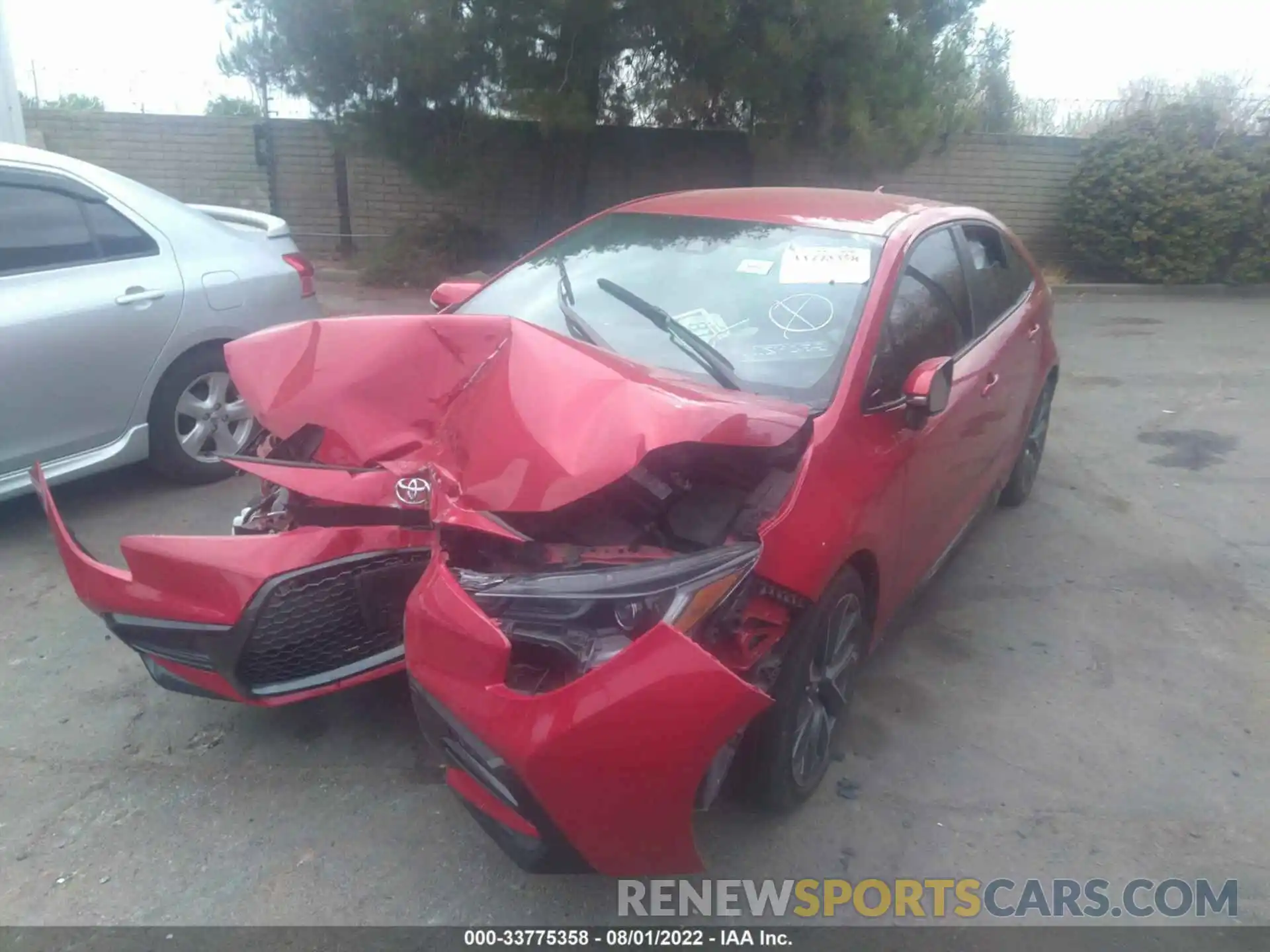 2 Photograph of a damaged car 5YFS4MCE0MP063459 TOYOTA COROLLA 2021