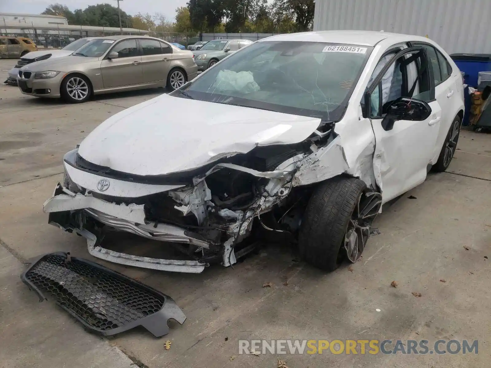 2 Photograph of a damaged car 5YFS4MCE0MP063509 TOYOTA COROLLA 2021