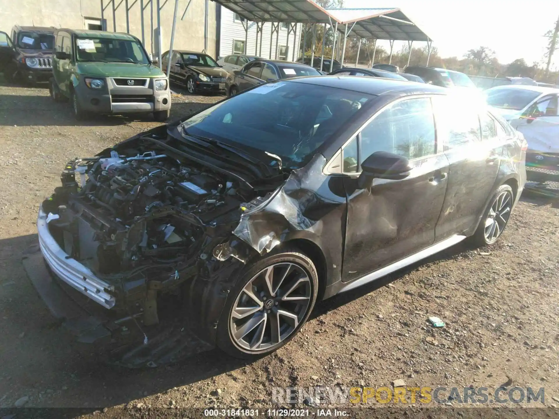 2 Photograph of a damaged car 5YFS4MCE0MP064238 TOYOTA COROLLA 2021