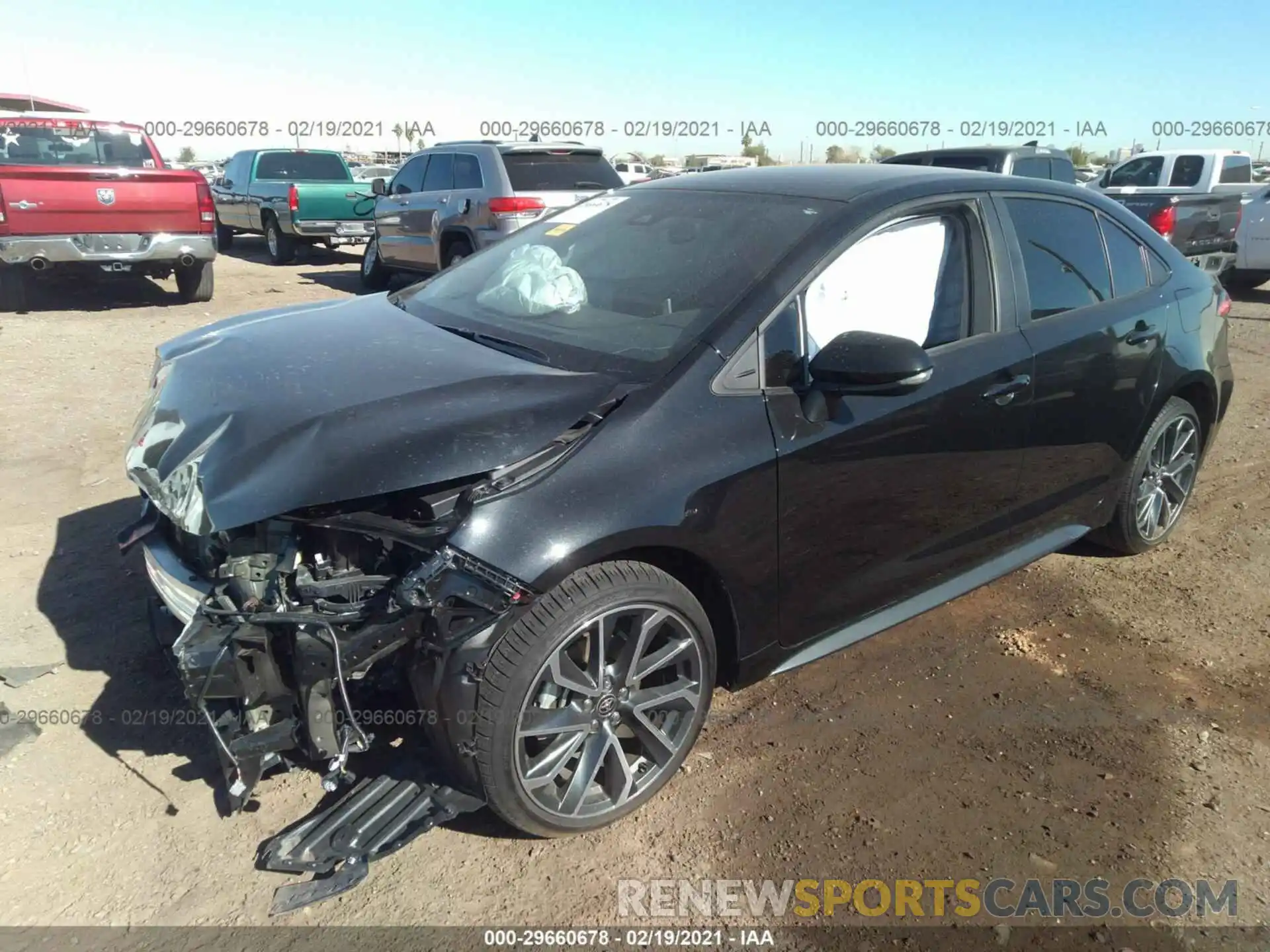 2 Photograph of a damaged car 5YFS4MCE0MP064868 TOYOTA COROLLA 2021