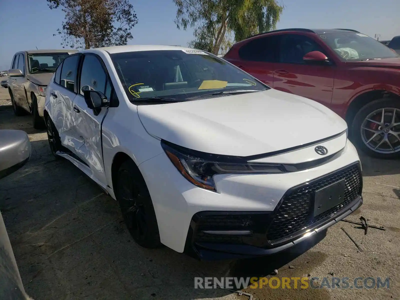 1 Photograph of a damaged car 5YFS4MCE0MP064949 TOYOTA COROLLA 2021