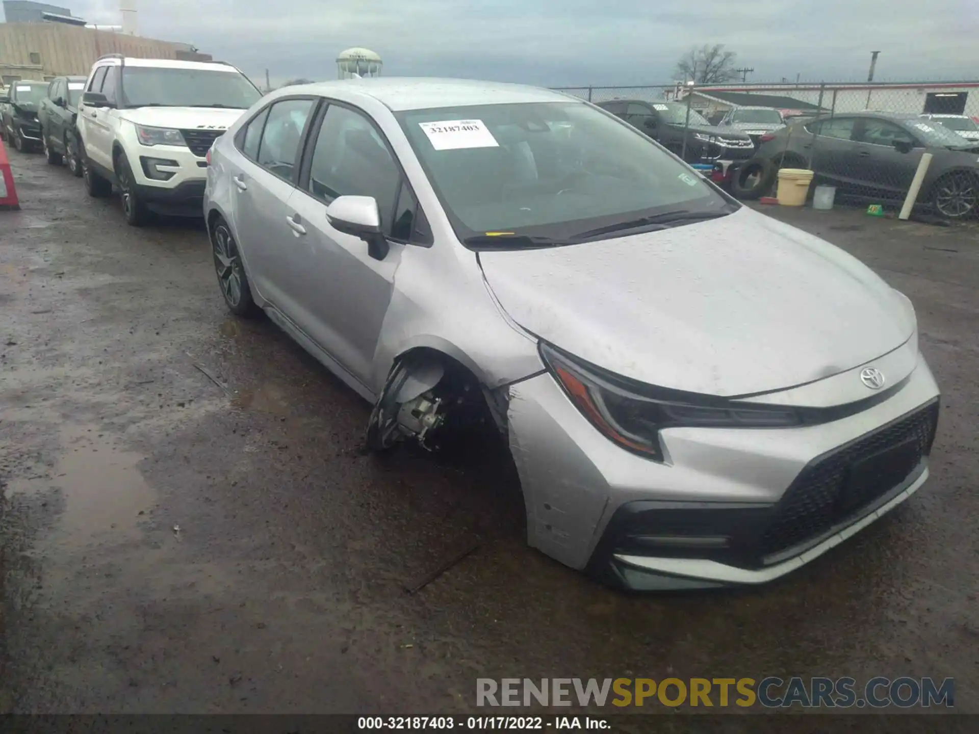 1 Photograph of a damaged car 5YFS4MCE0MP065969 TOYOTA COROLLA 2021