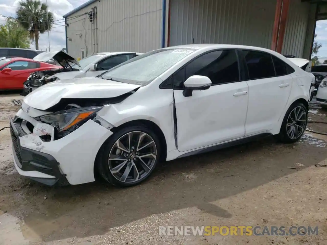 1 Photograph of a damaged car 5YFS4MCE0MP066071 TOYOTA COROLLA 2021