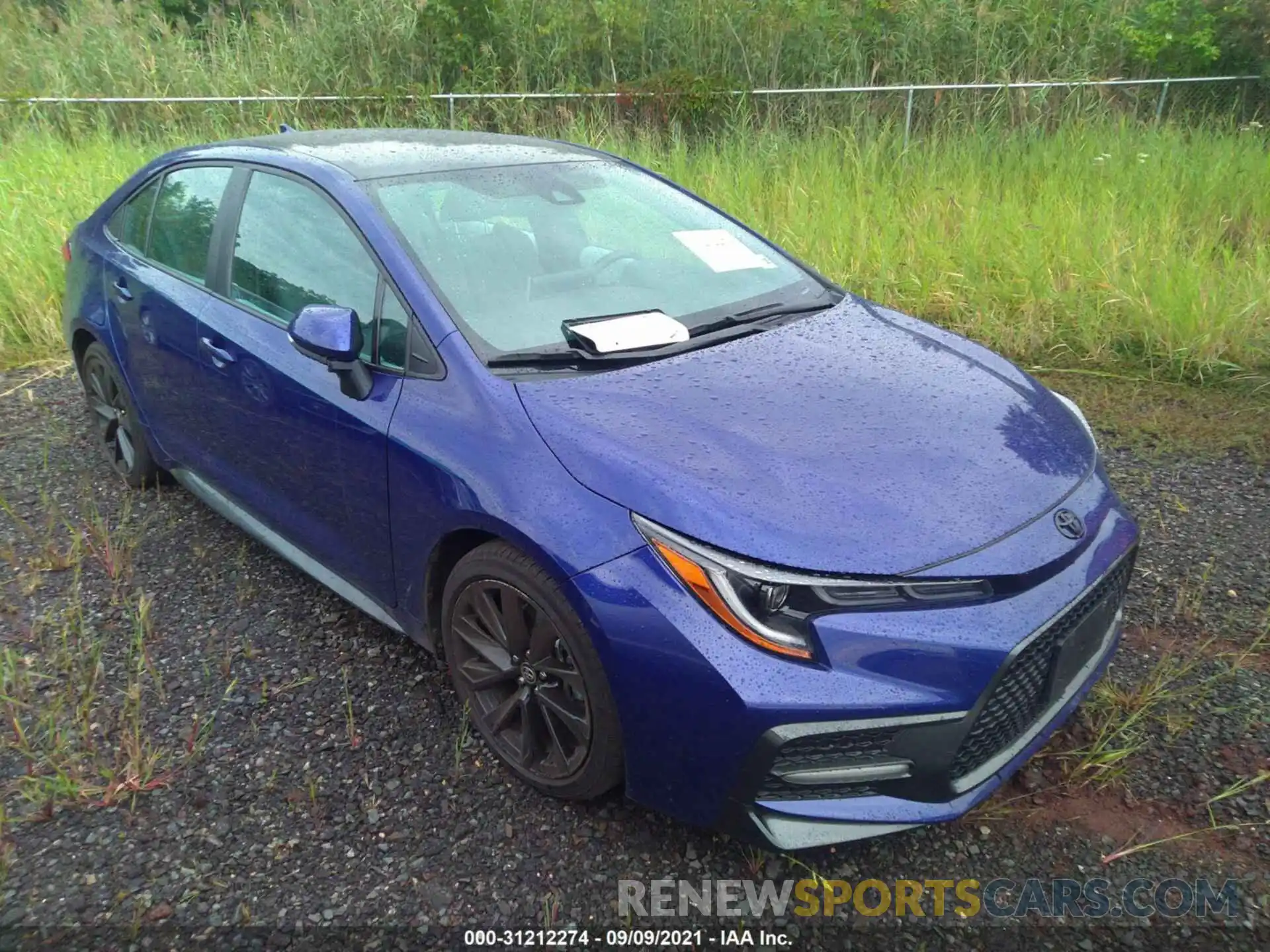 1 Photograph of a damaged car 5YFS4MCE0MP067365 TOYOTA COROLLA 2021